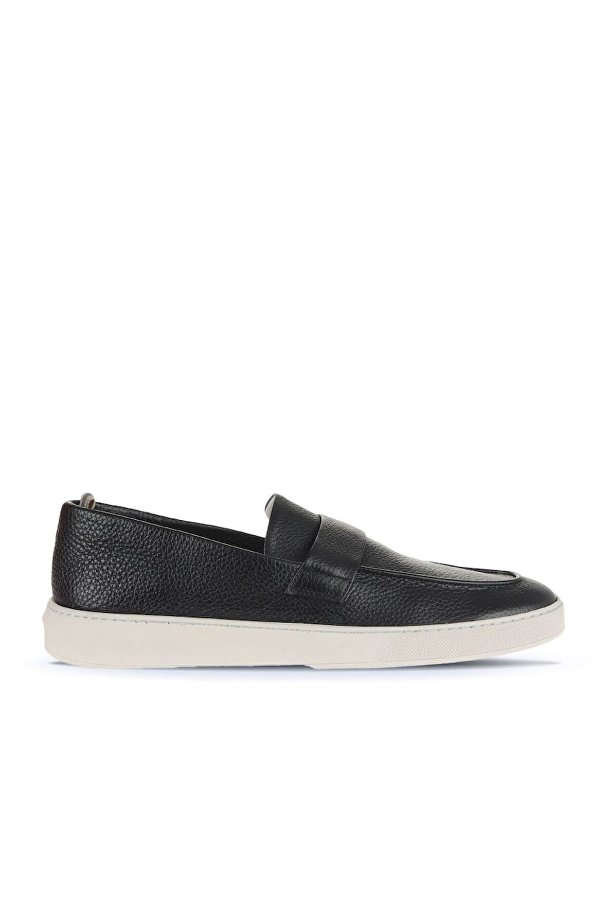 Bueno Shoes Siyah Flotter Deri Erkek Loafer 01ma8100