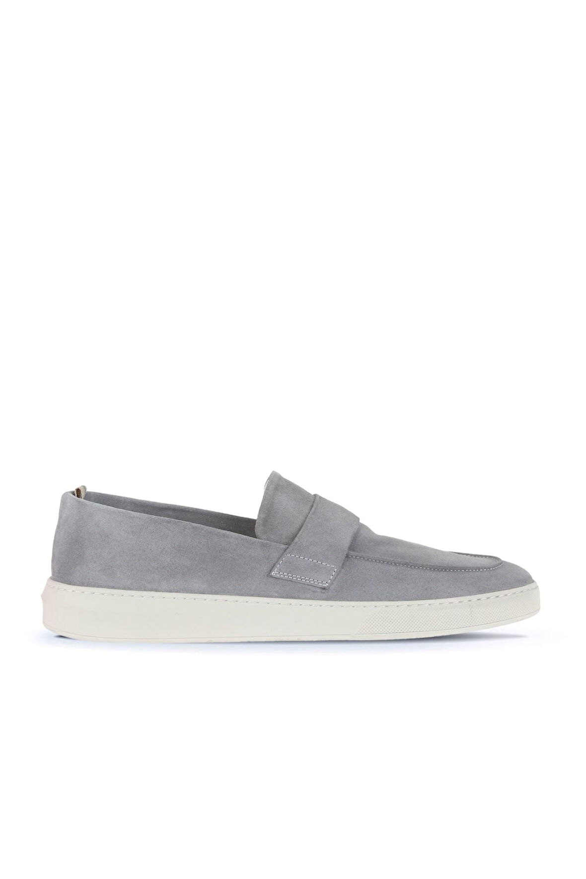 Bueno Shoes Gri Açık Süet Erkek Loafer 01ma8100