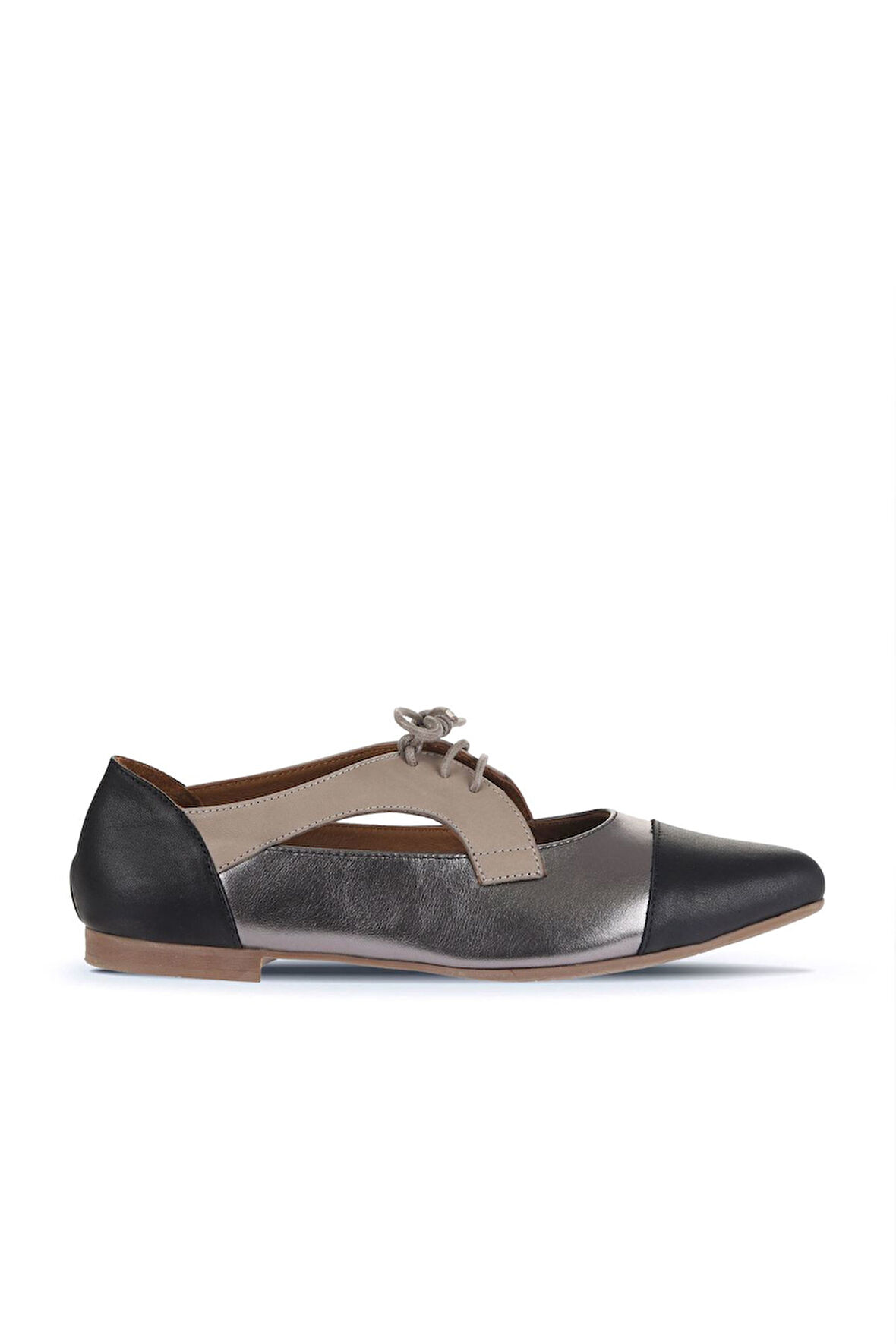 Bueno Shoes Siyah Multi Deri Kadın Klasik Ayakkabı 01wa3303