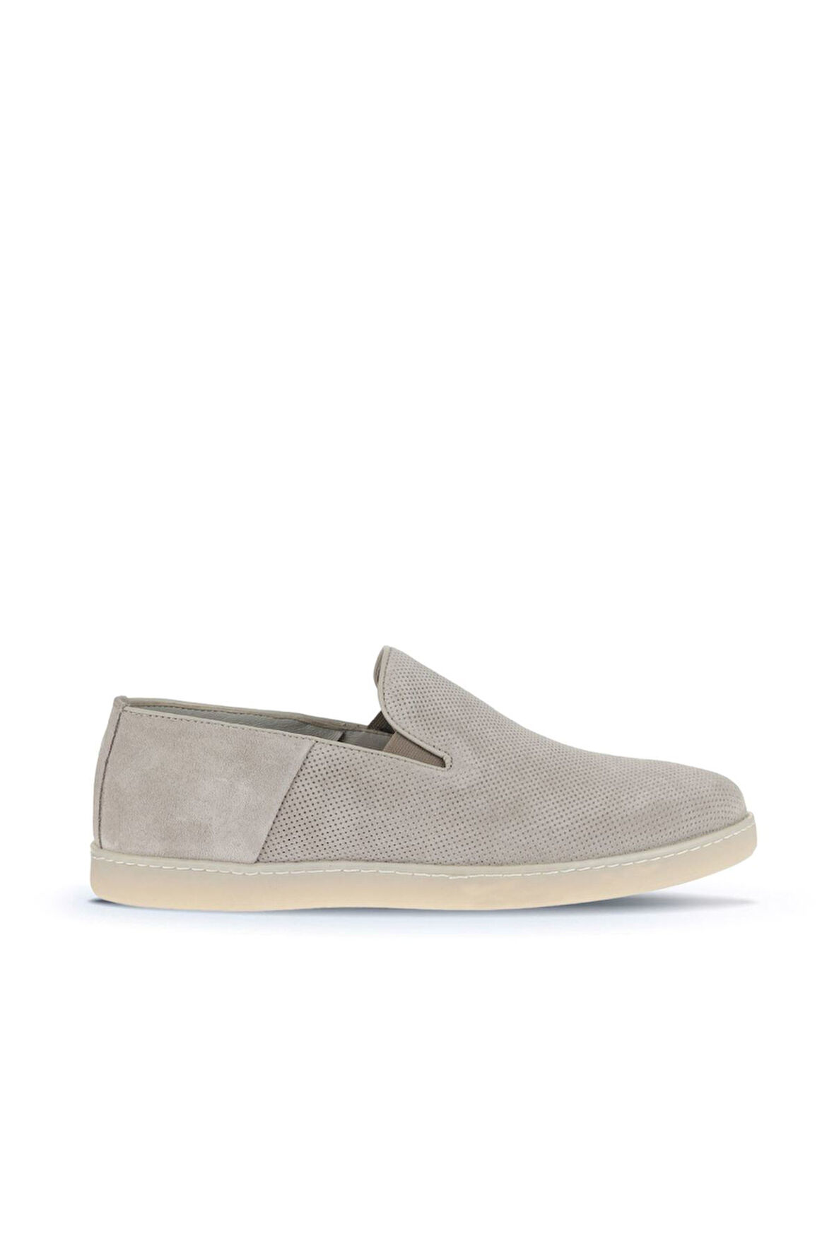Bueno Shoes Bej Süet Baskılı Erkek Loafer 07ma21884000