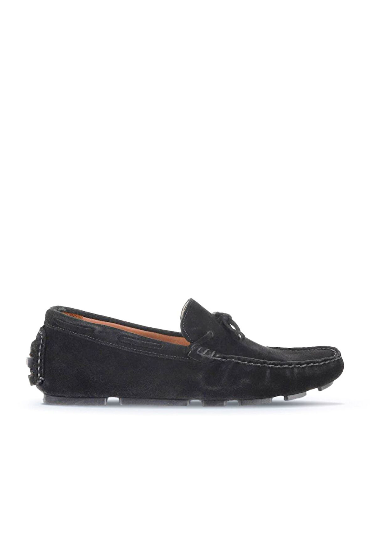 Bueno Shoes Siyah Süet Erkek Loafer 21ma01