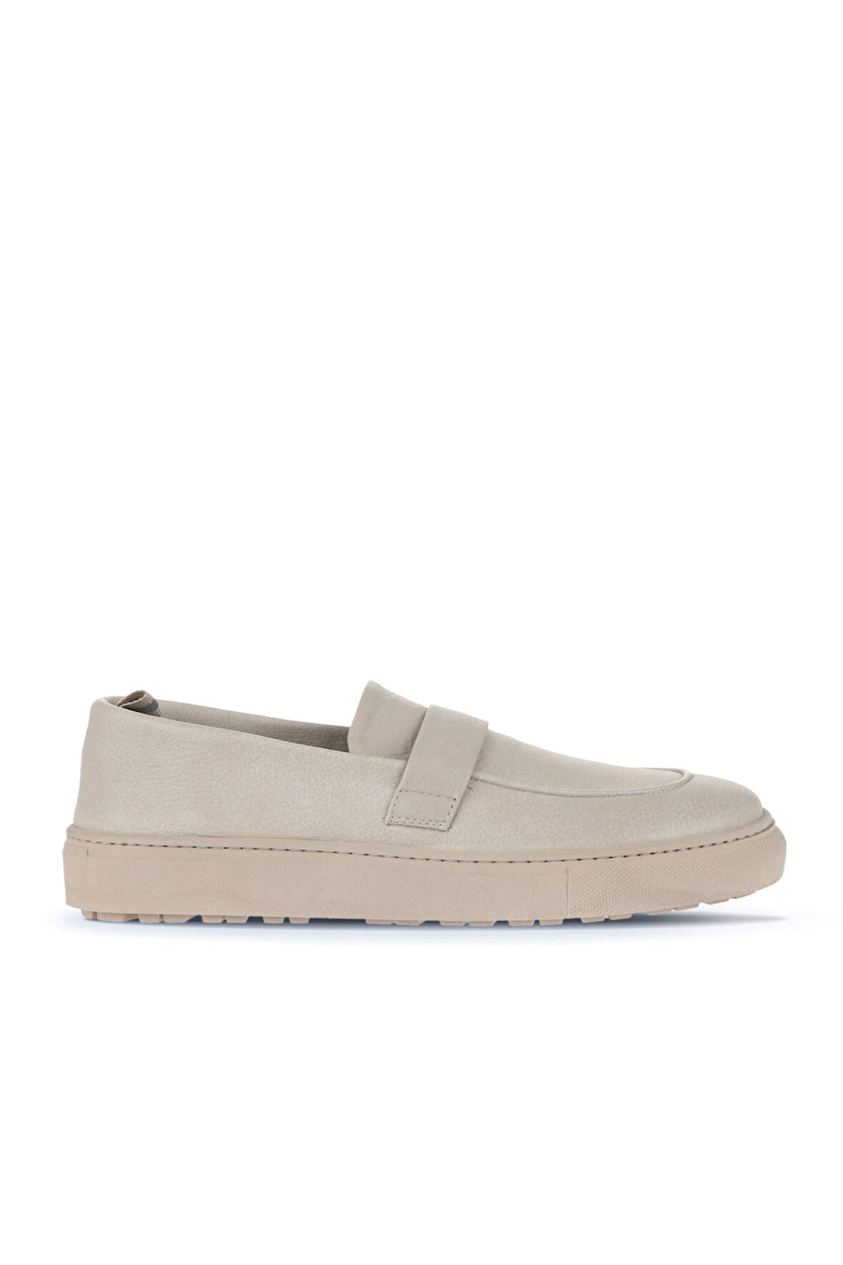 Bueno Shoes Gri Flotter Deri Kadın Loafer 01wd2600