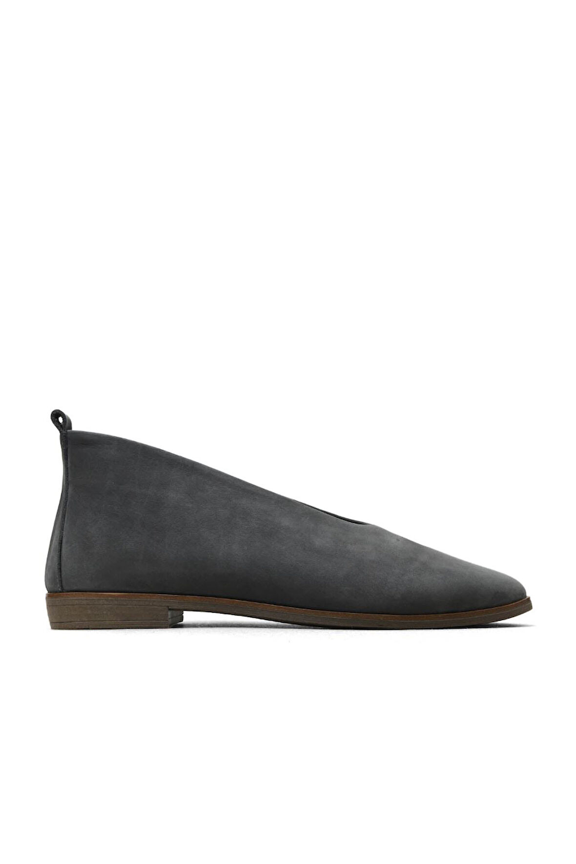 Bueno Shoes Gri Nubuk Kadın Düz Bot 01wd3504