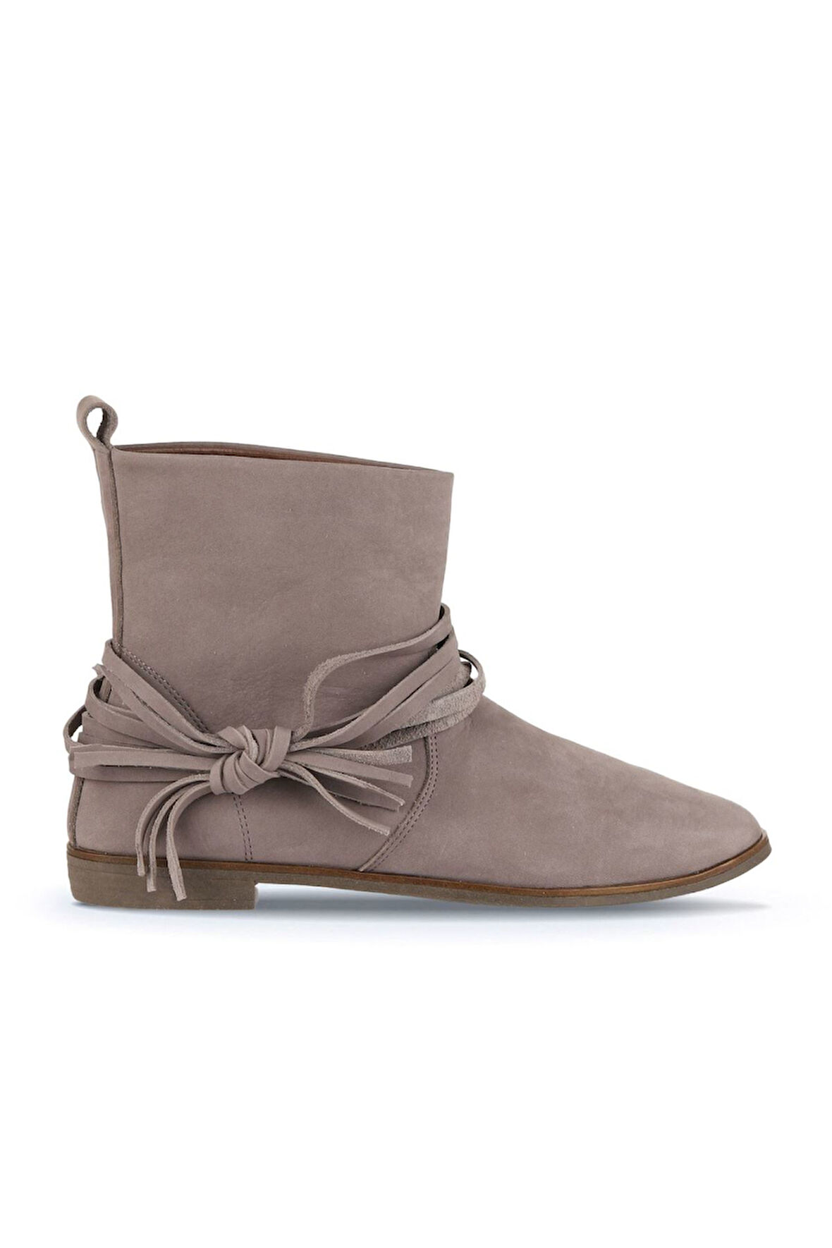 Bueno Shoes Vizon Nubuk Kadın Düz Bot 01wd3509