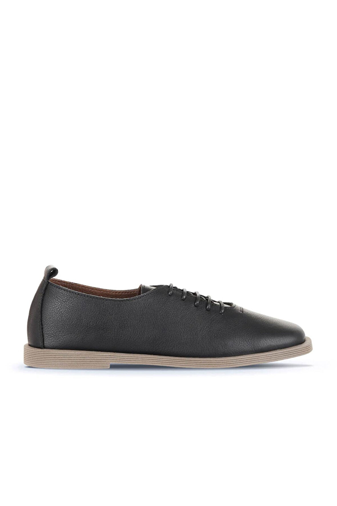 Bueno Shoes Siyah Deri Kadın Günlük Ayakkabı 01wd4205