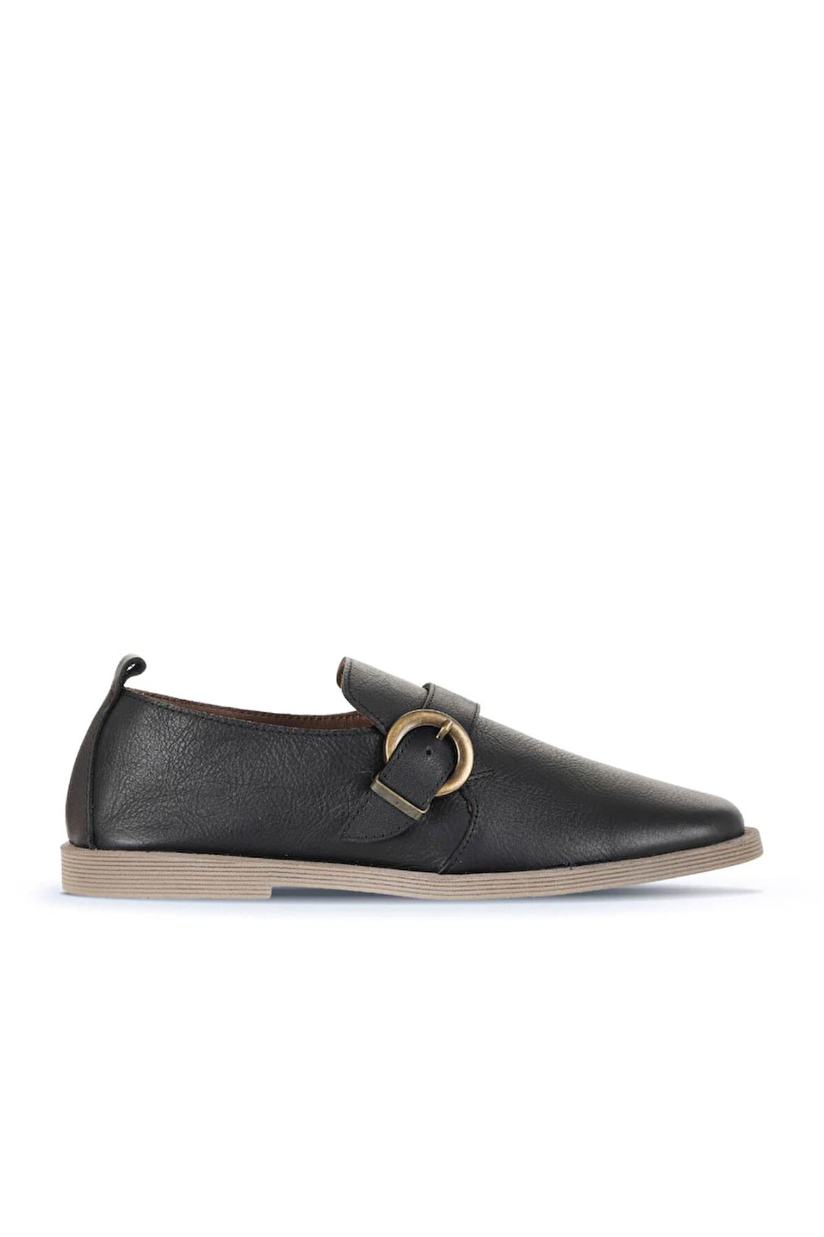 Bueno Shoes Siyah Deri Kadın Klasik Ayakkabı 01wd4202