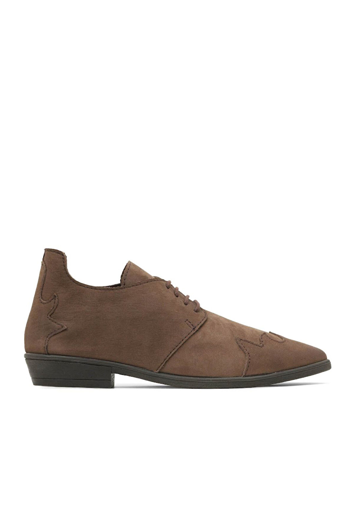 Bueno Shoes Kahverengi Nubuk Kadın Düz Bot 01wd3603