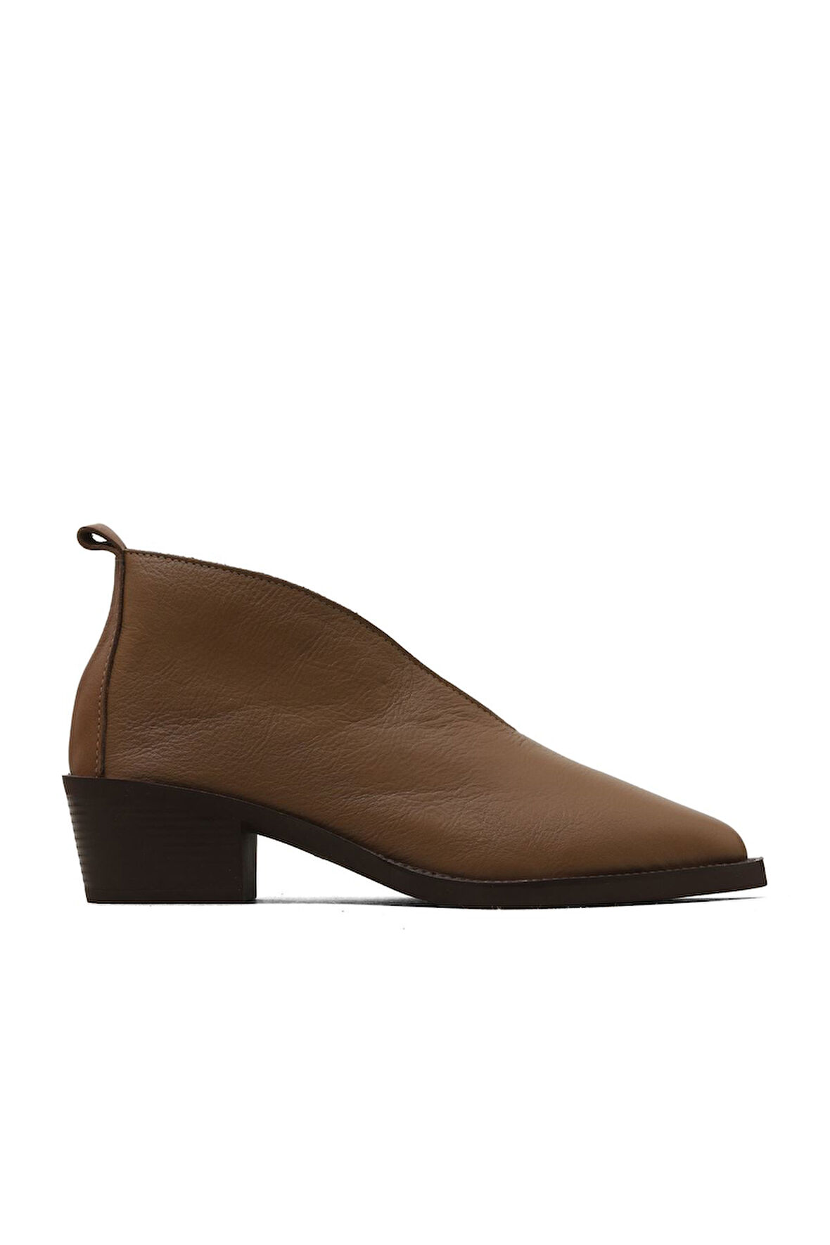 Bueno Shoes Kahverengi Deri Kadın Topuklu Bot 01wd4004