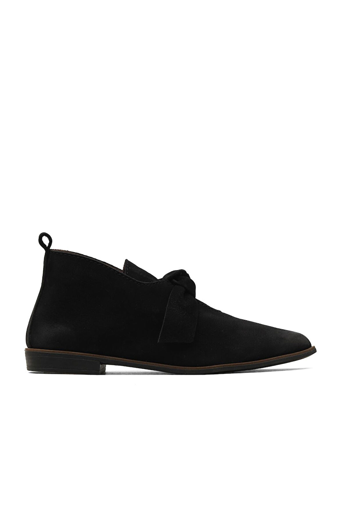Bueno Shoes Siyah Nubuk Kadın Düz Bot 01wd3702