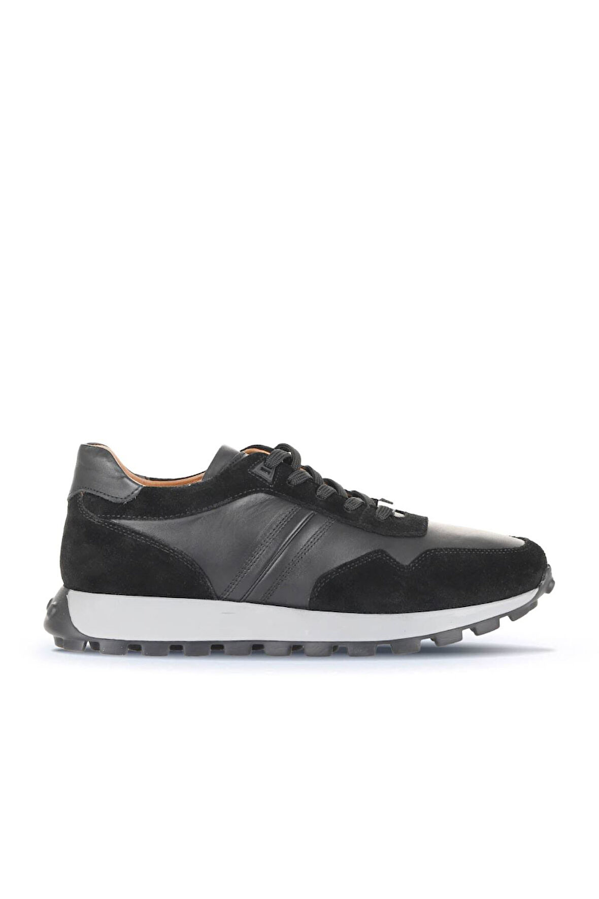 Bueno Shoes Siyah Süet-atlas Sr Deri Erkek Spor Ayakkabı 07ma1303e2224