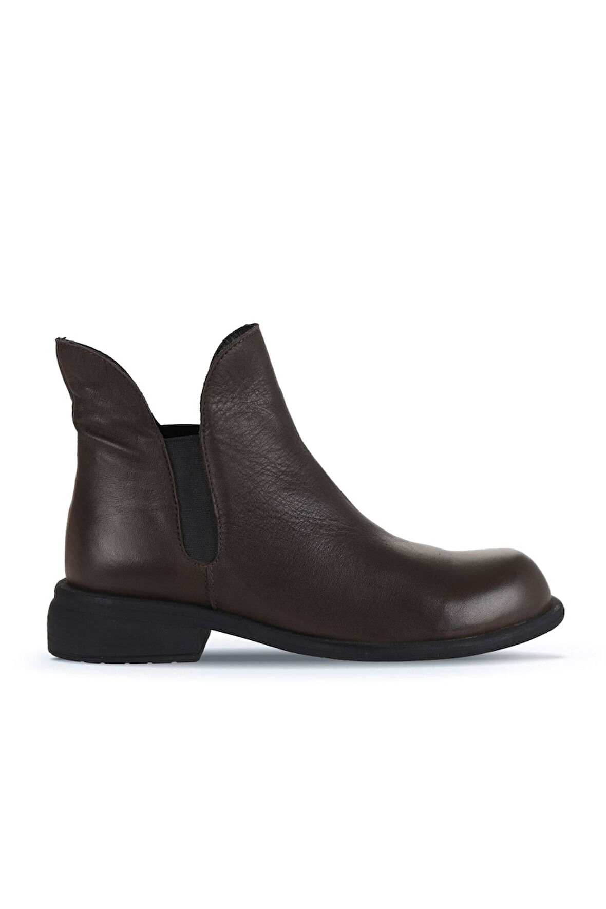 Bueno Shoes Kahverengi Deri Kadın Topuklu Bot 01wd1900