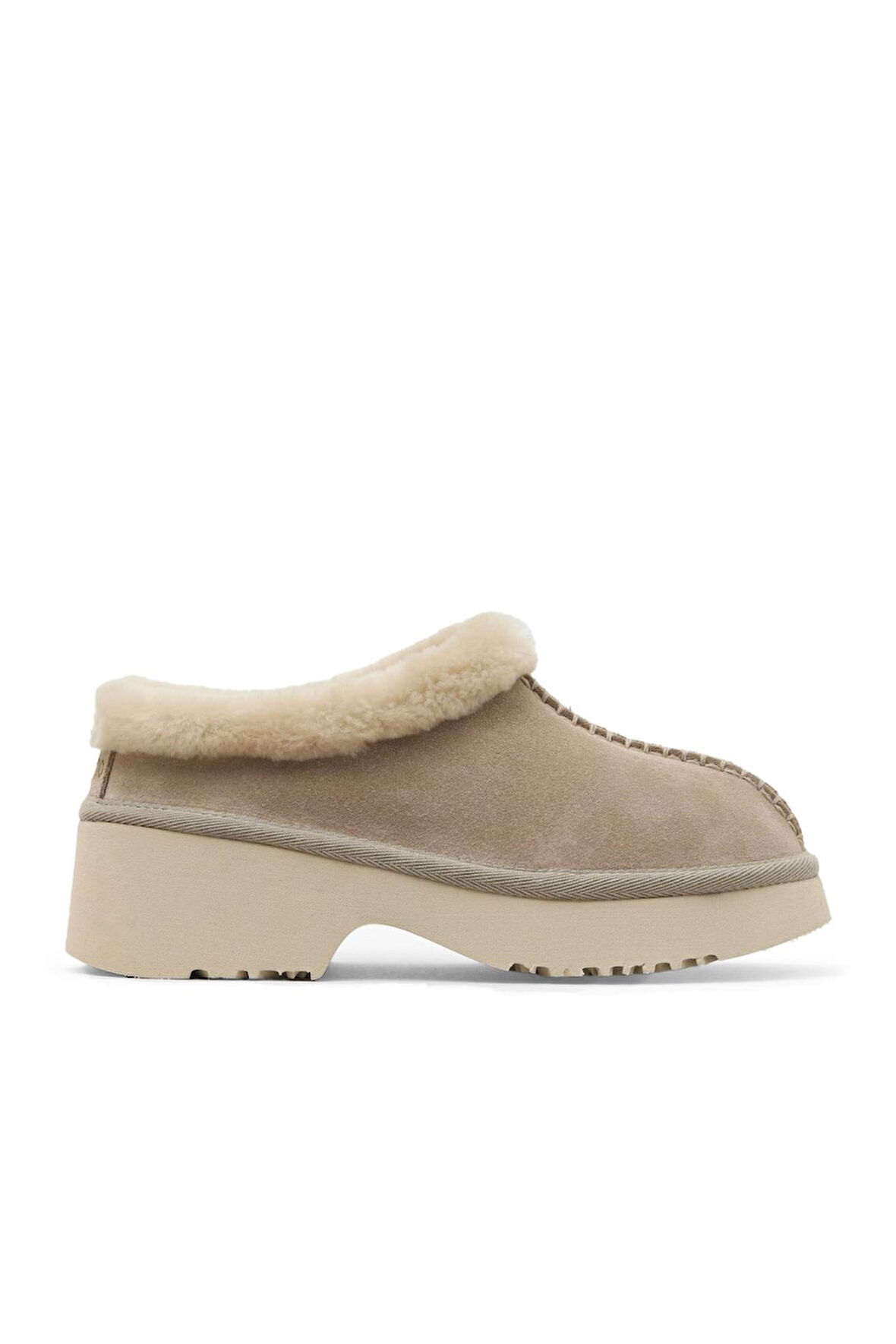 Bueno Shoes Bej Süet Kadın Az Topuklu Terlik 05ag700