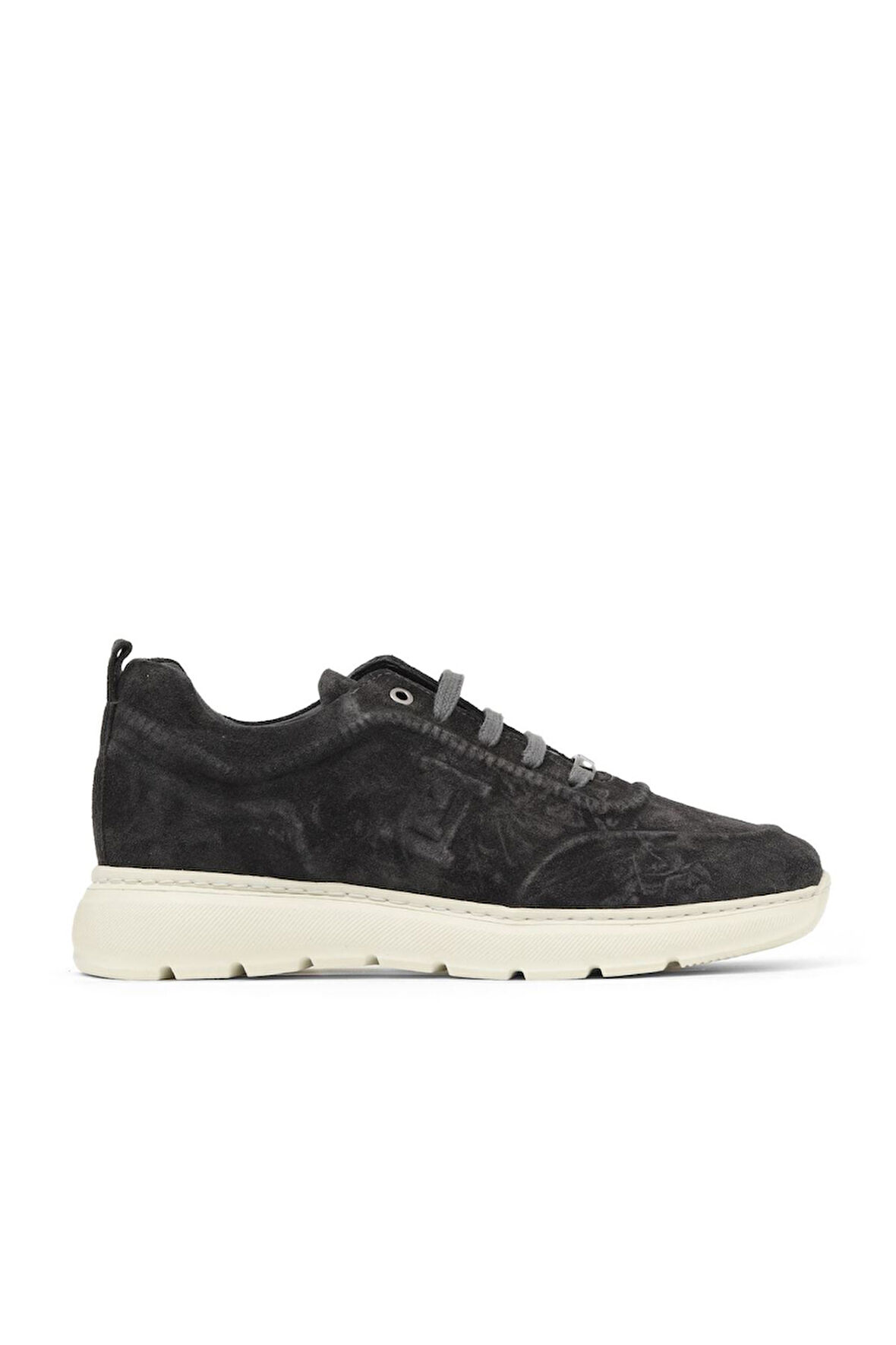 Bueno Shoes Gri Koyu Süet Erkek Spor Ayakkabı 34ma7036