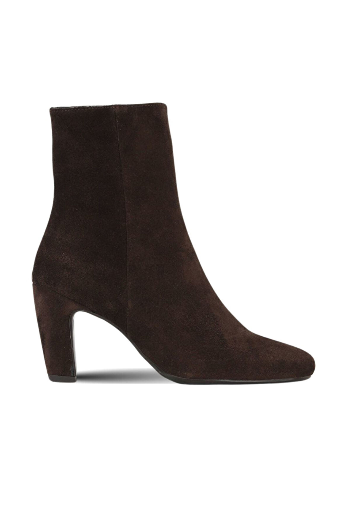 Bueno Shoes Kahverengi Süet Kadın Topuklu Bot 39wb2998