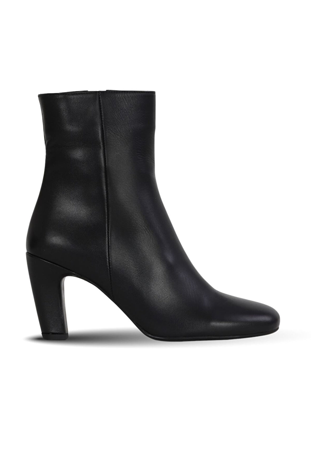 Bueno Shoes Siyah Deri Kadın Topuklu Bot 39wb2998