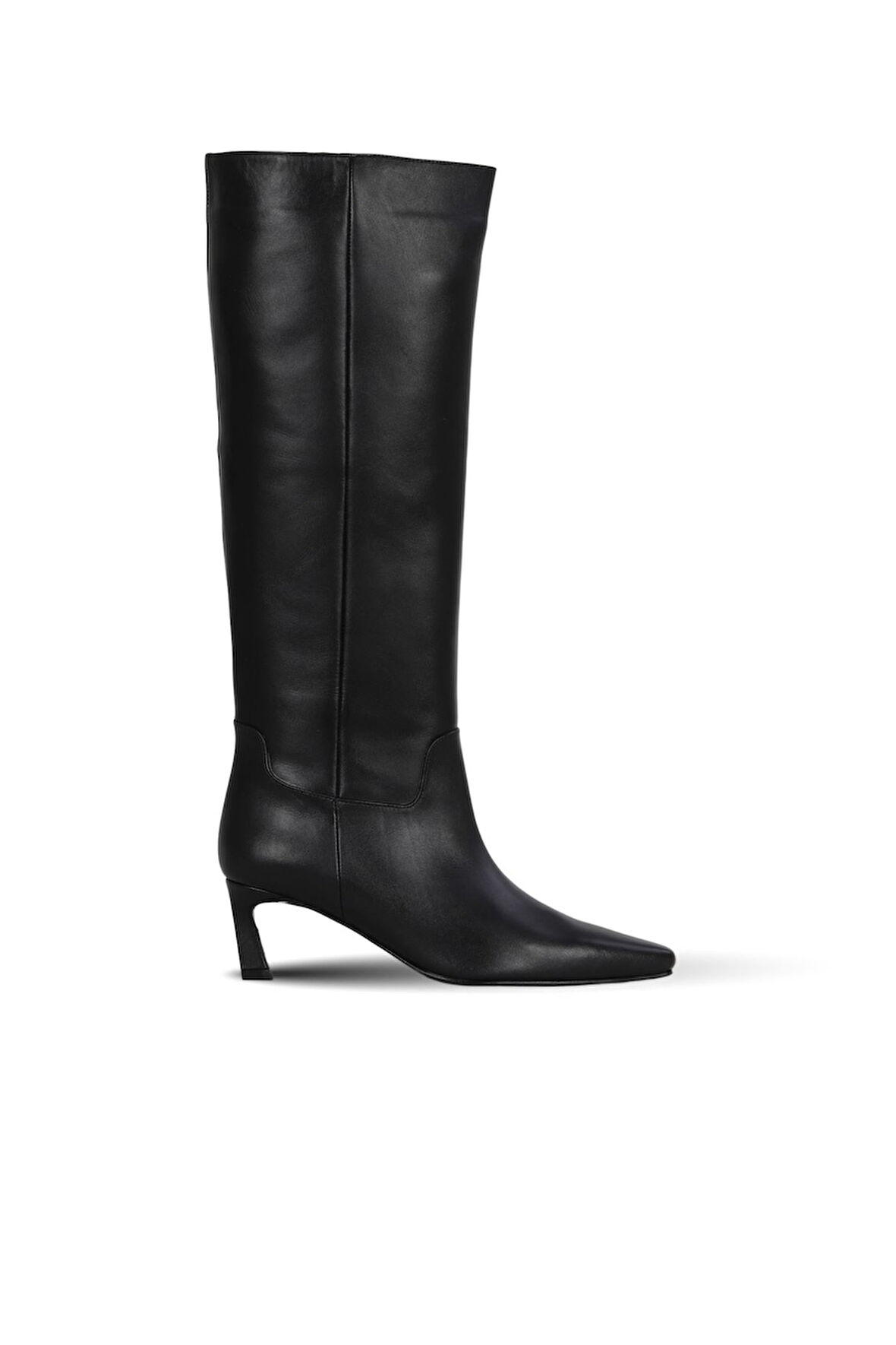 Bueno Shoes Siyah Deri Kadın Topuklu Çizme 42wc5840