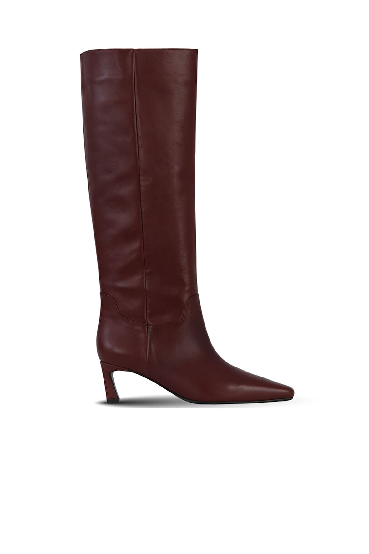 Bueno Shoes Bordo Deri Kadın Topuklu Çizme 42wc5840