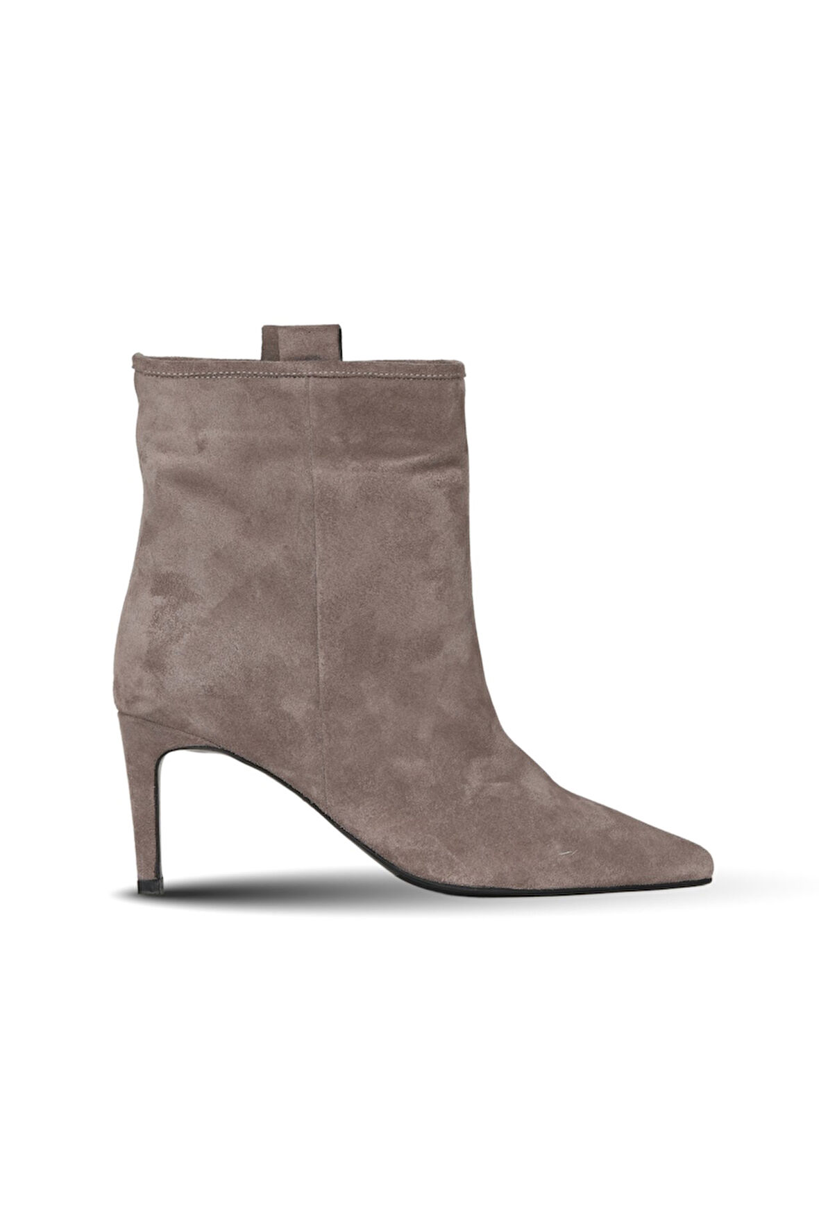 Bueno Shoes Vizon Süet Kadın Topuklu Bot 42wb6253