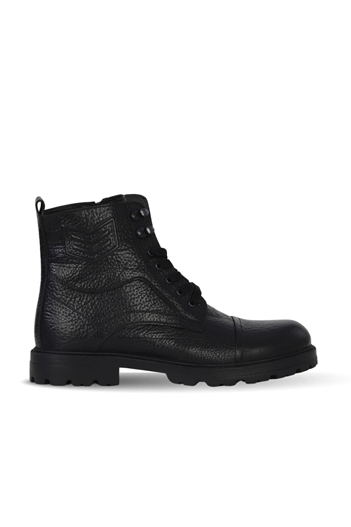 Bueno Shoes Siyah Flotter Deri Erkek Düz Bot 43mb2500035