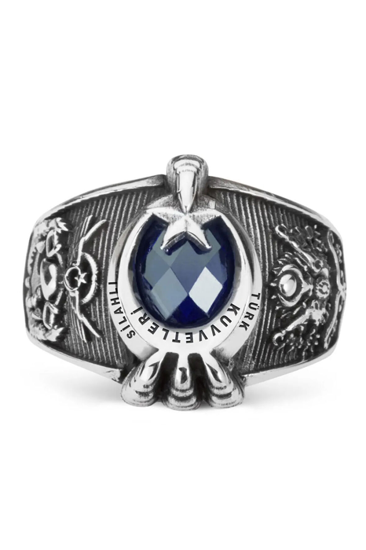 Gümüş Pençeli Türk Silahlı Kuvvetleri Yüzüğü