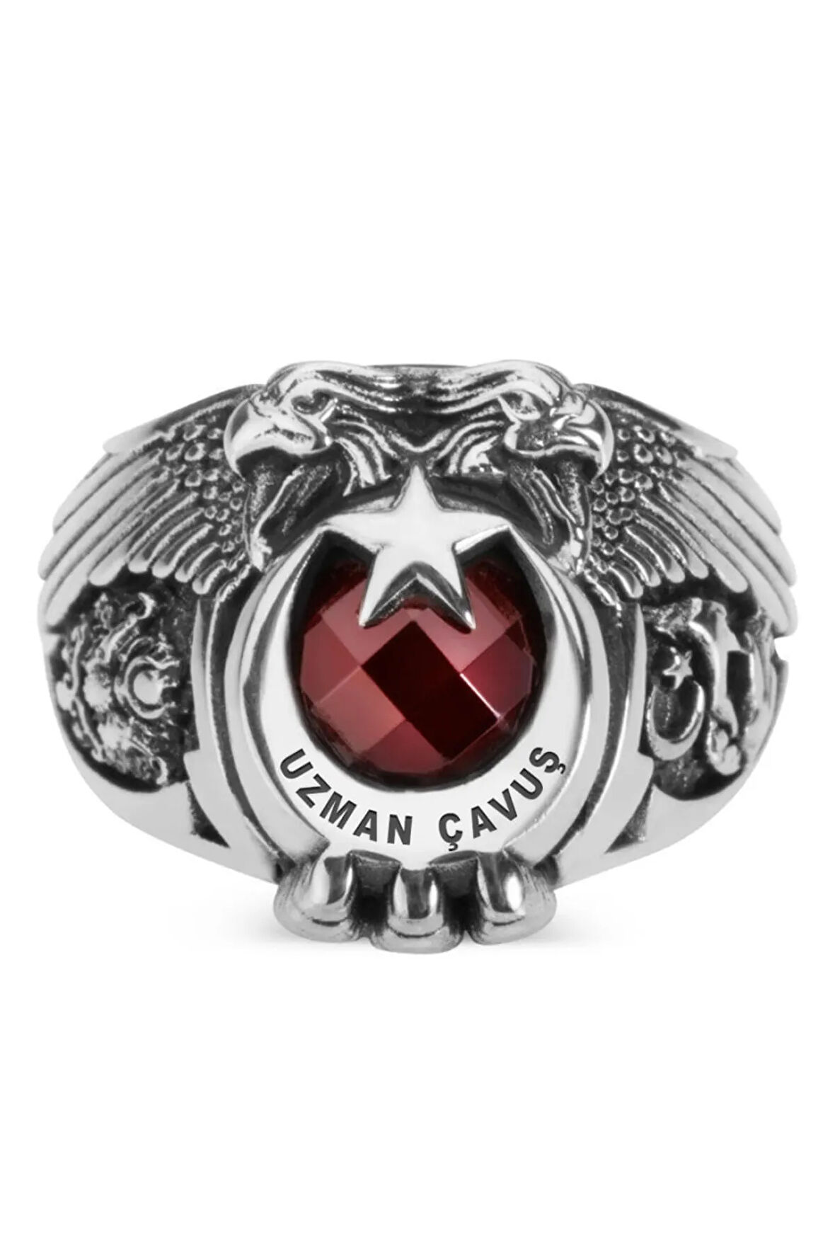 Mavi Erkek Gümüş Yüzük