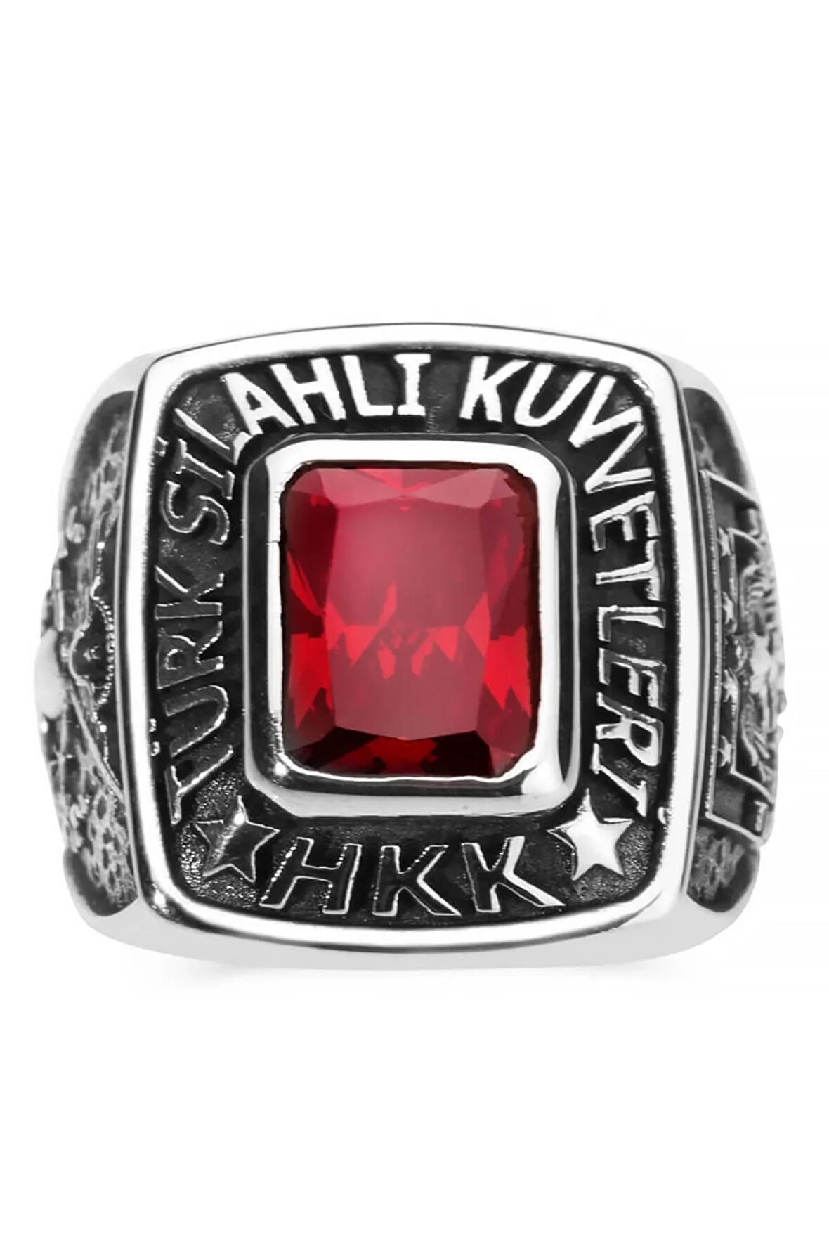 Kare Taşlı Hava Kuvvetleri Yüzüğü