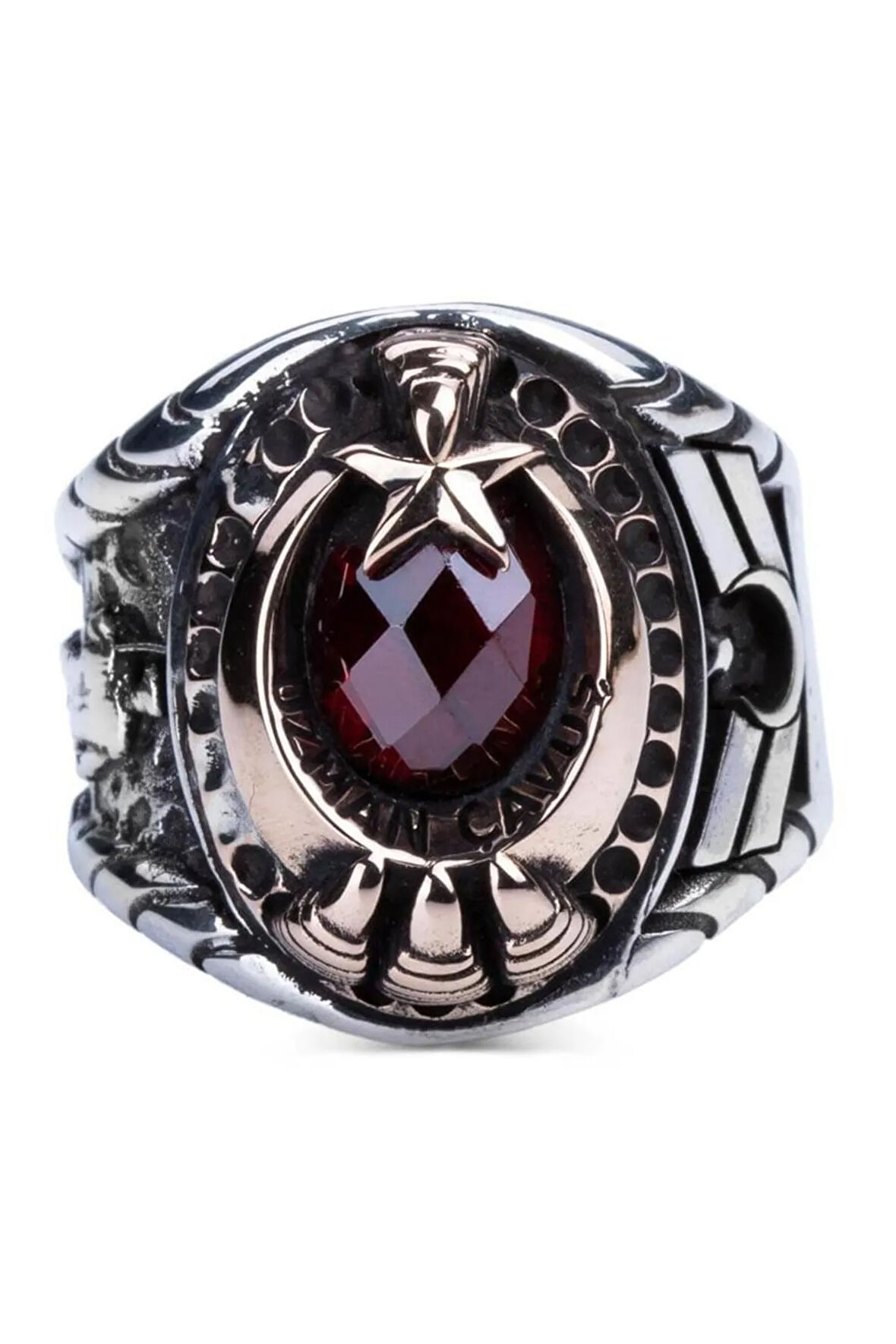 Erkek Asker Figürlü Uzman Çavuş Asker Yüzüğü