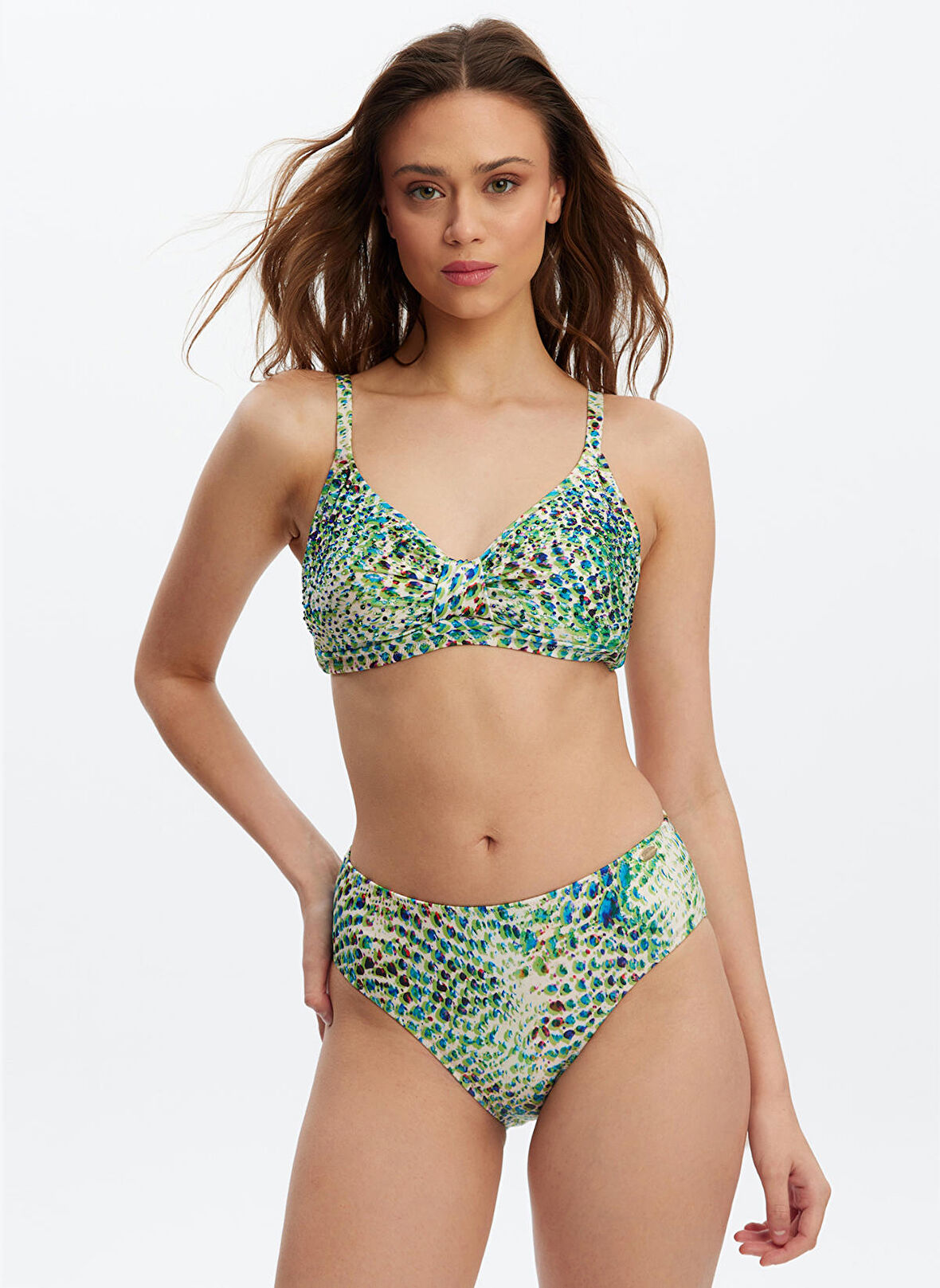 Louren Yeşil Kadın Bikini Takım LRN23YKB1729