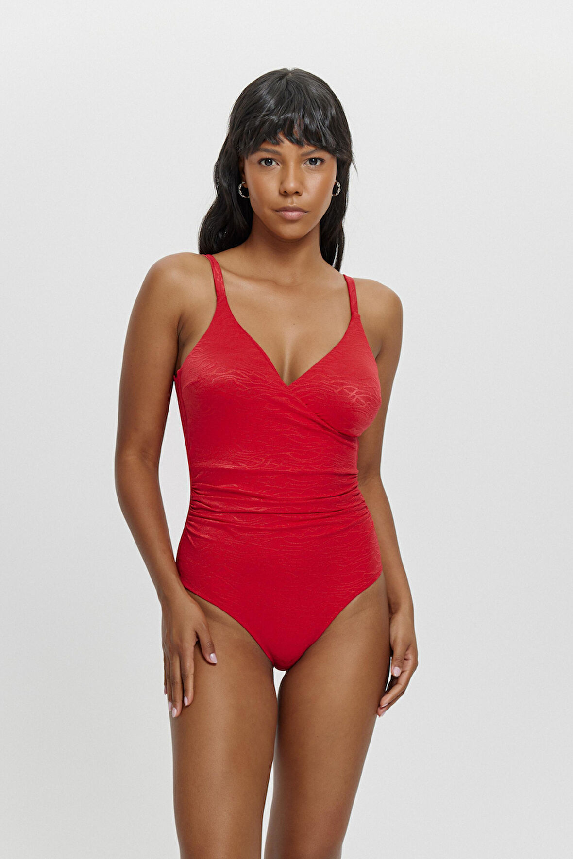 M12060 Kruvaze Mayo Kırmızı