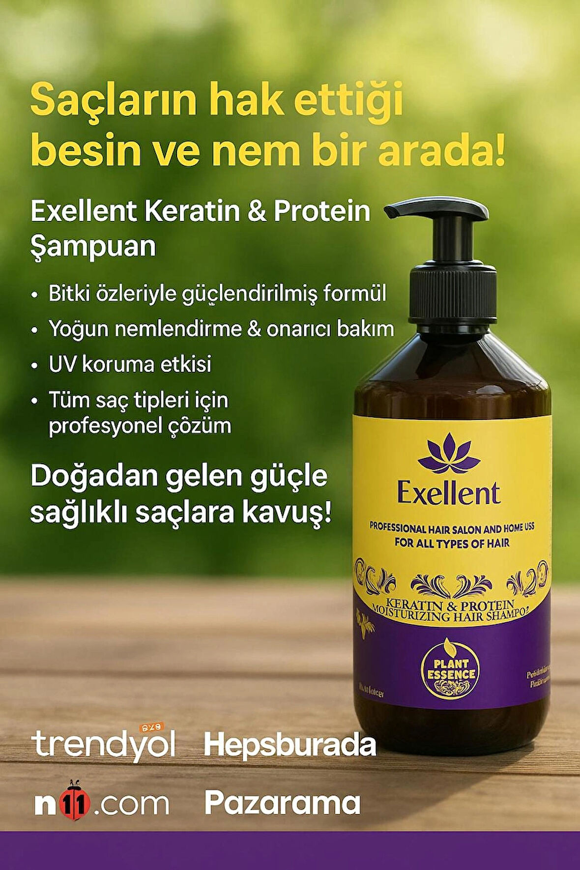 Exellent Keratin & Protein Sampuani
