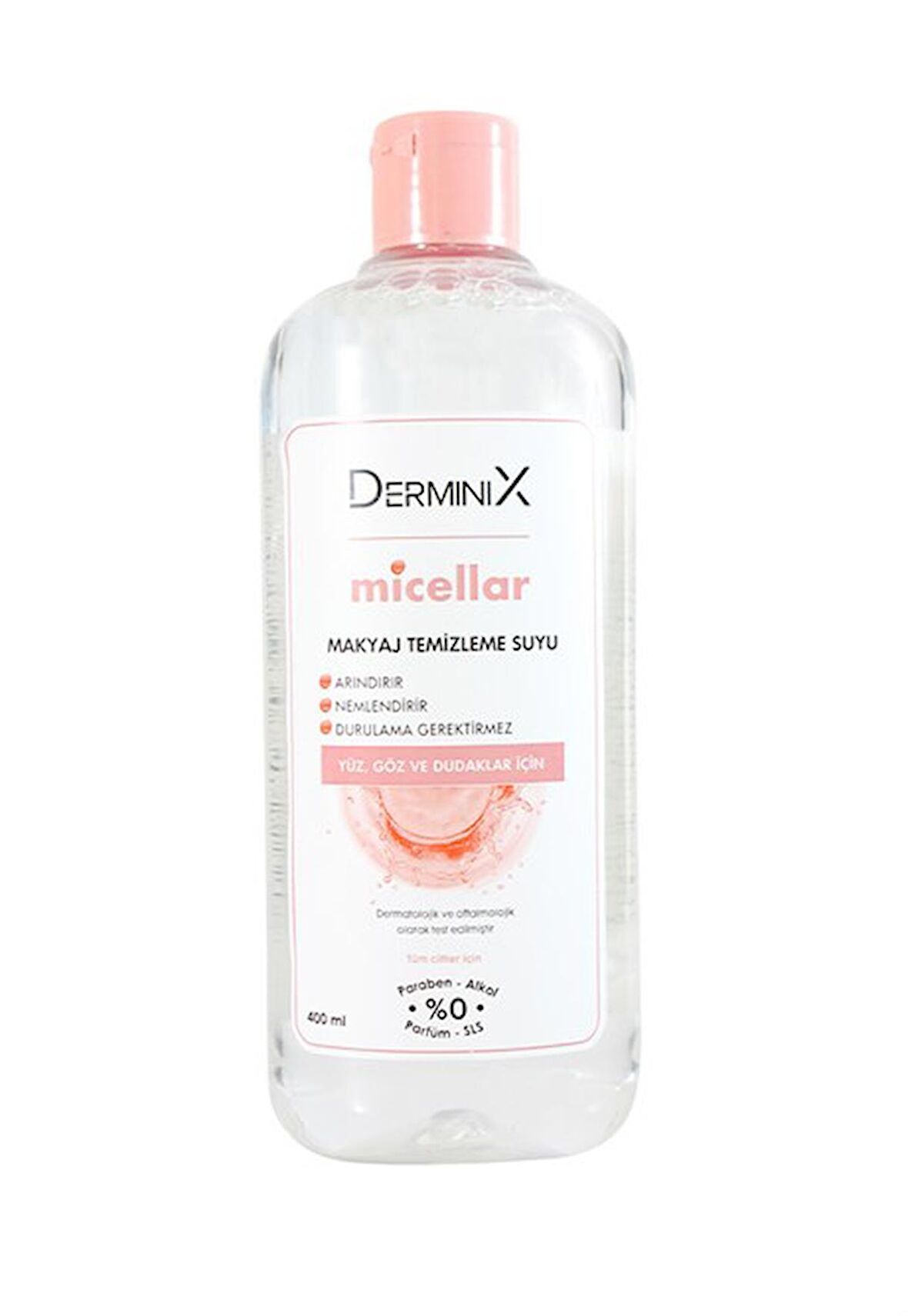 Derminix Micellar Makyaj Temizleme Suyu
