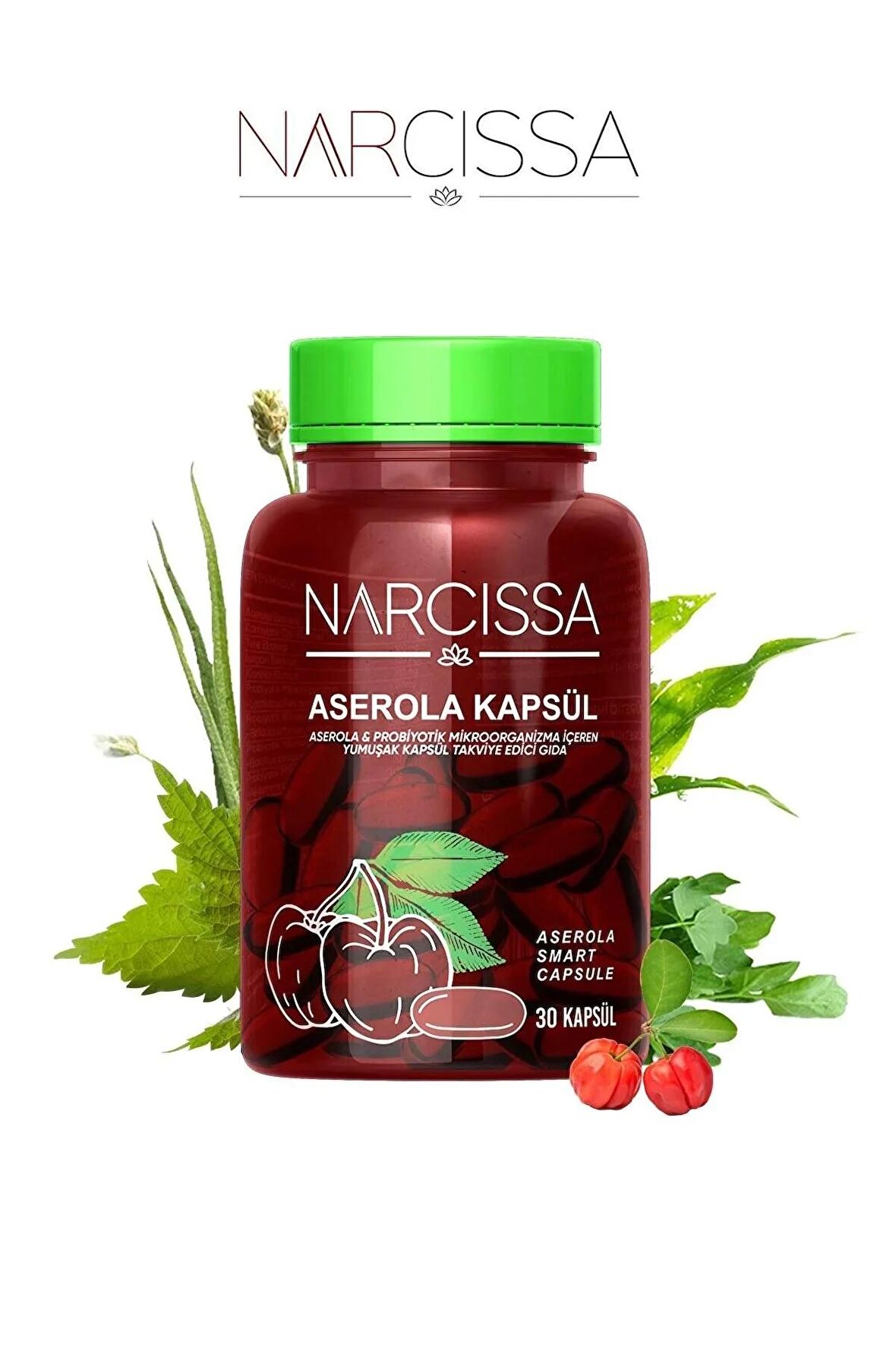 Narcissa Aserola Kapsulü & Probiyotik Mikroorganizma Içeren Detox Kapsülü