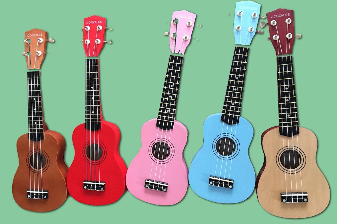 Xu2101 - 4 Telli Ukulele (kırmızı)