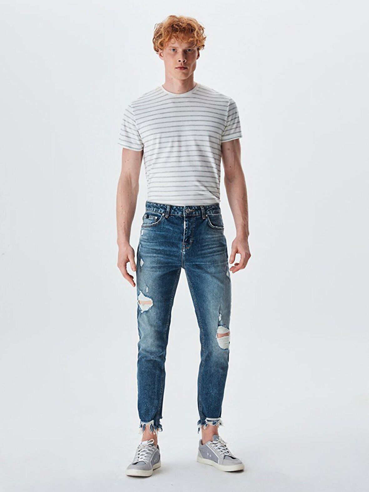 Eddard X Düşük Bel Havuç Kesim Jean Pantolon
