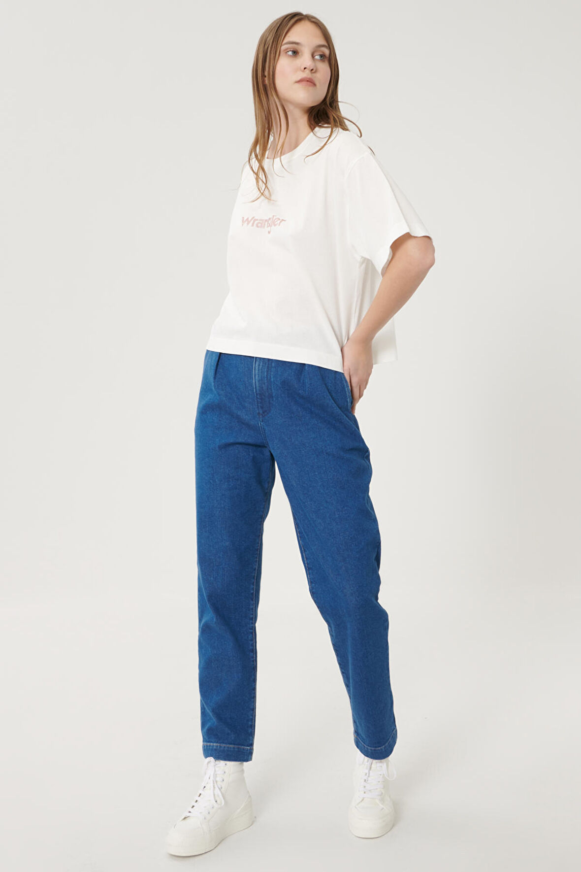 Mom Denim Esnek Jean Kot Pantolon