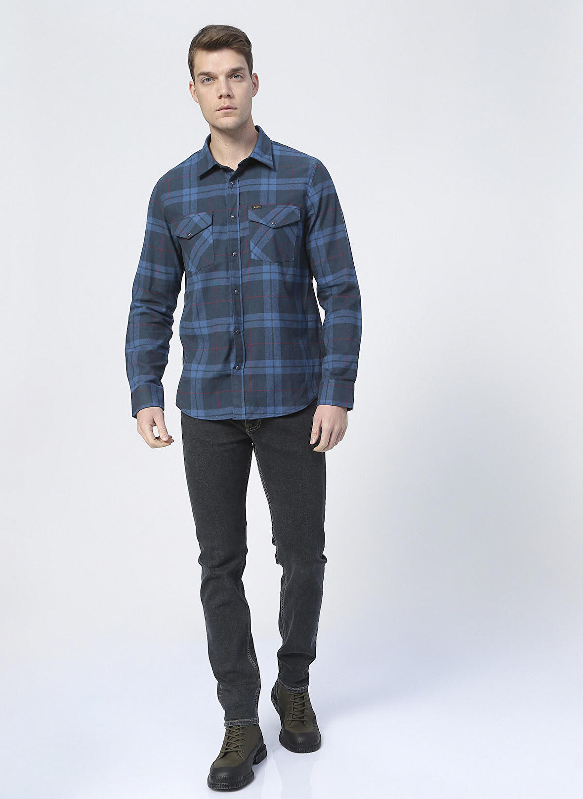 Lee  Slim Fit Siyah Erkek Denim Pantolon L701OR47-001_Rider