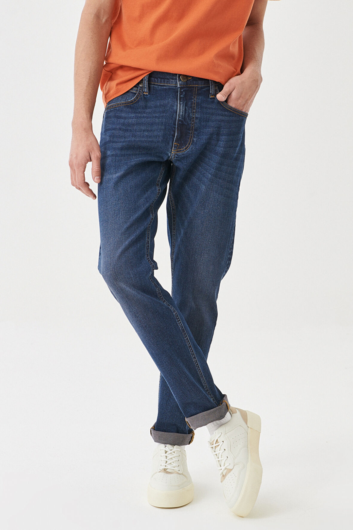 Luke Slim Fit Düşük Bel Denim Esnek Jean Kot Pantolon