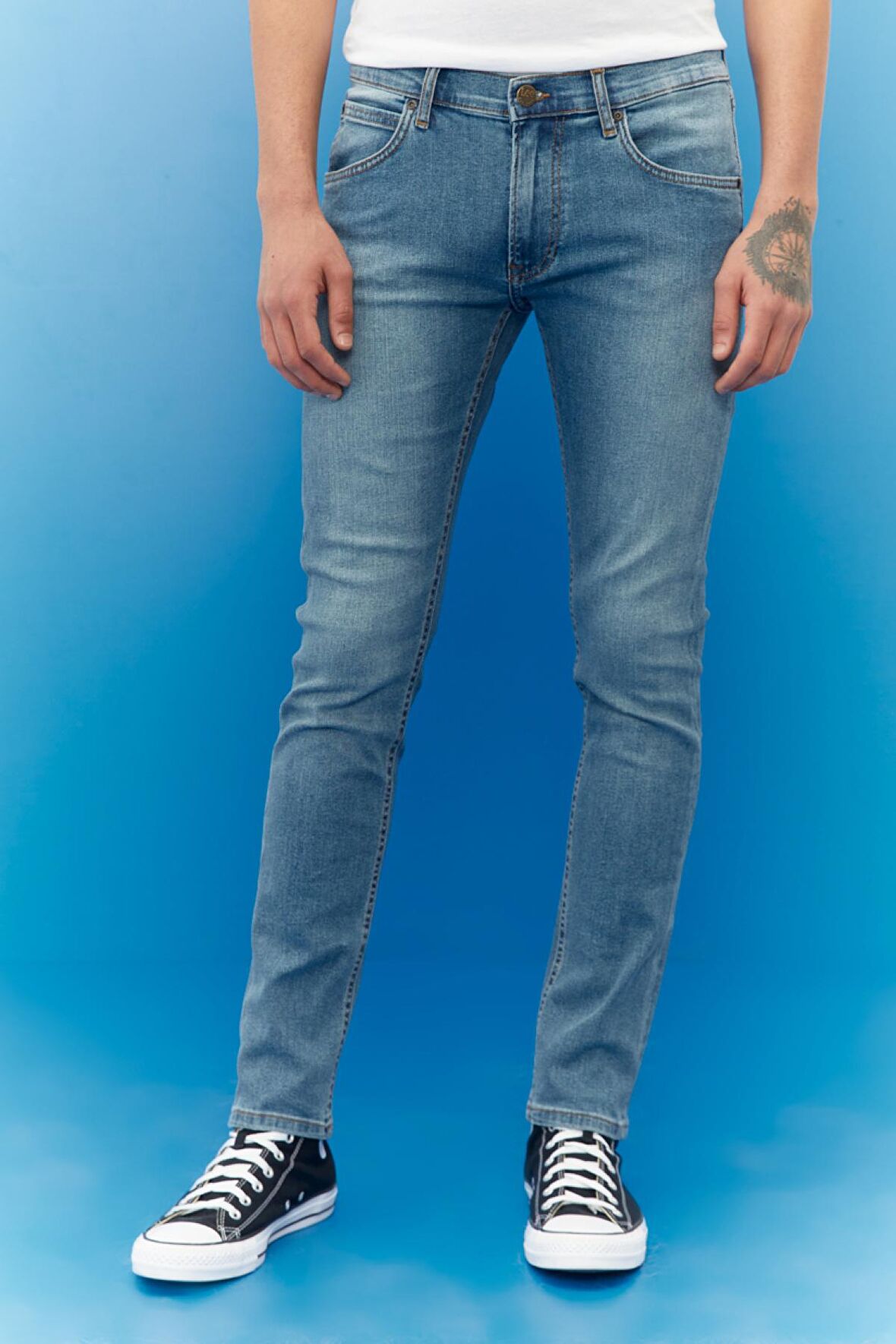 Luke Slim Tapered Fit Dar Kesim Esnek Jean Kot Pantolon