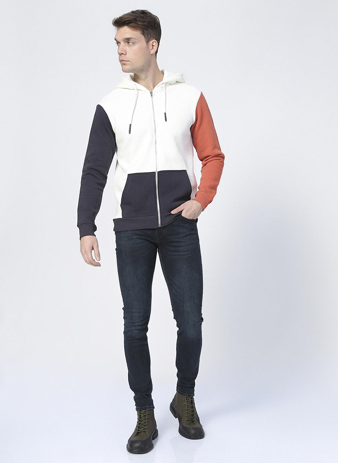 Malone Skinny Fit Normal Bel Denim Esnek Jean Kot Pantolon