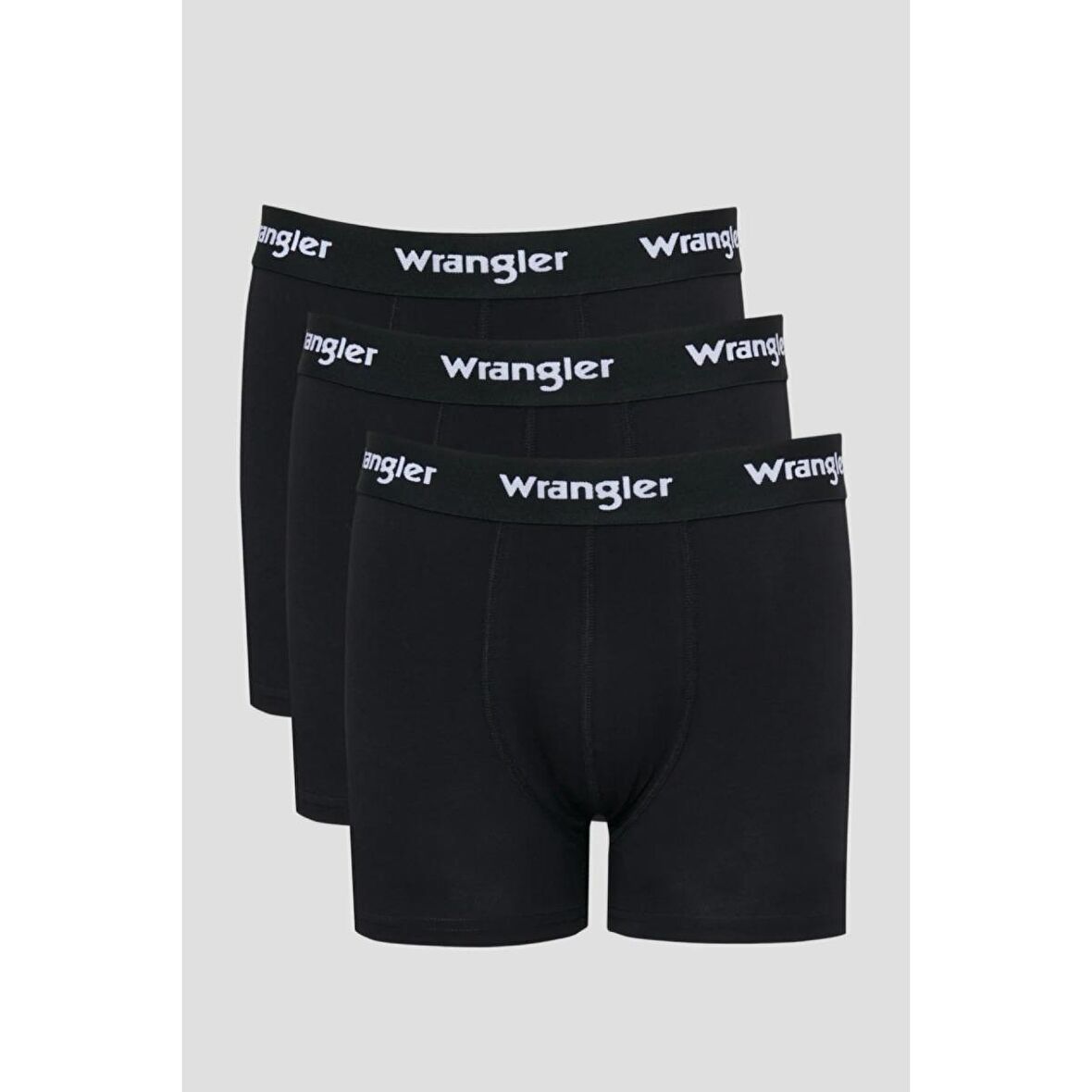 Jackhammer Regular Fit Siyah Logolu 3'lü Boxer Paketi