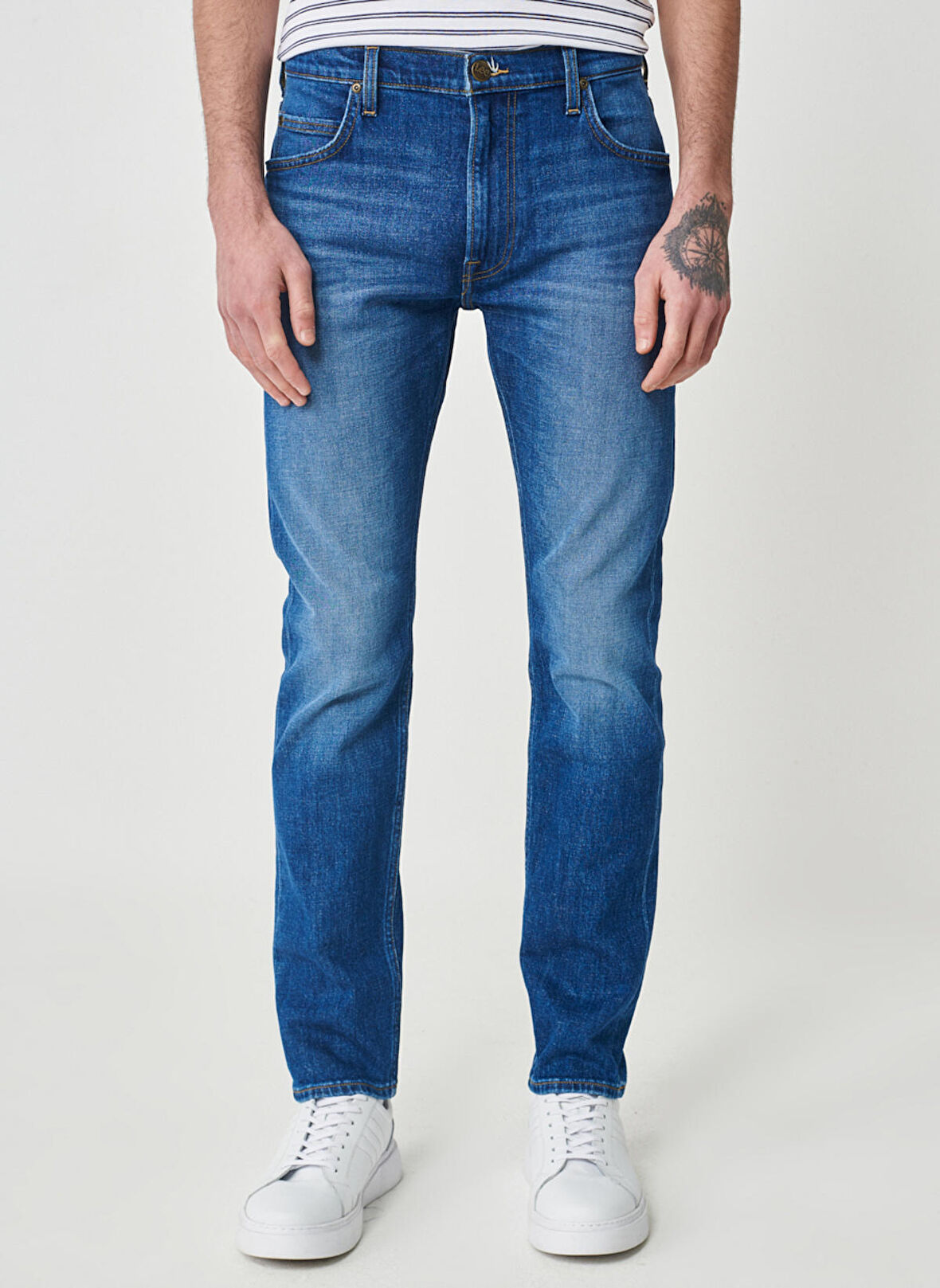 Rider Slim Straight Fit Dar Kesim Esnek Jean Kot Pantolon