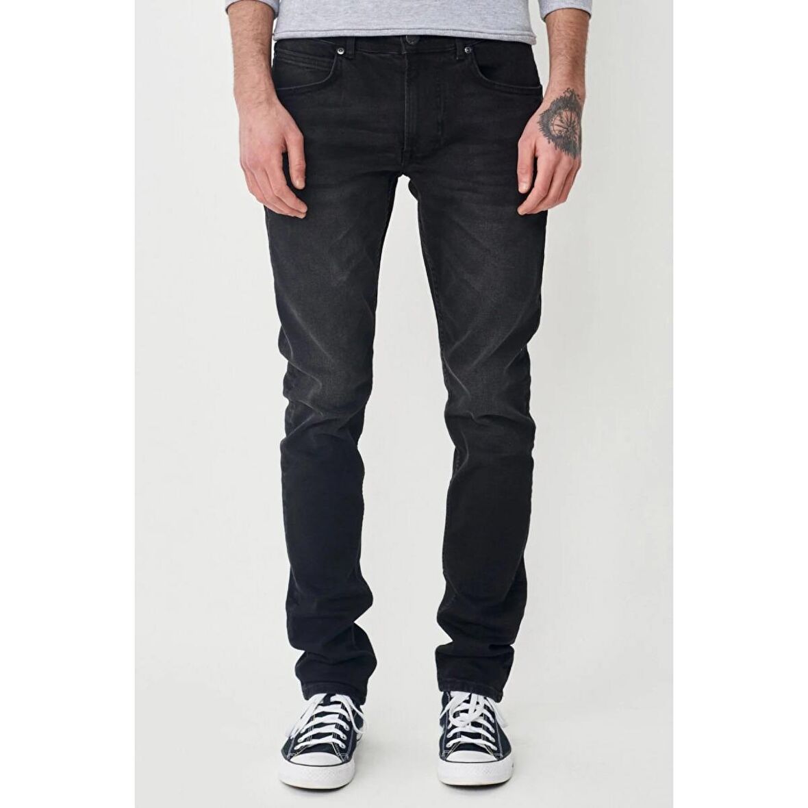 Luke Slim Fit Düşük Bel Denim Esnek Jean Kot Pantolon
