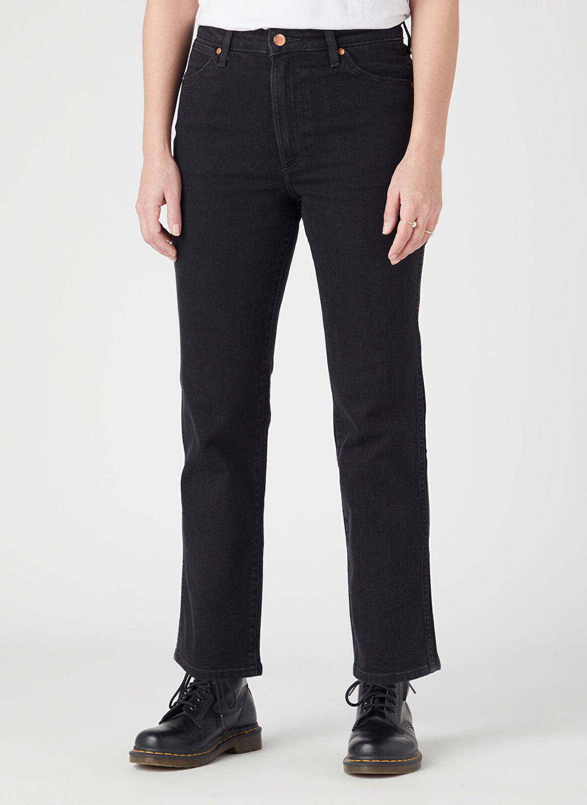 Wild West Straight Fit Düz Kesim Yüksek Bel Esnek Jean Kot Pantolon