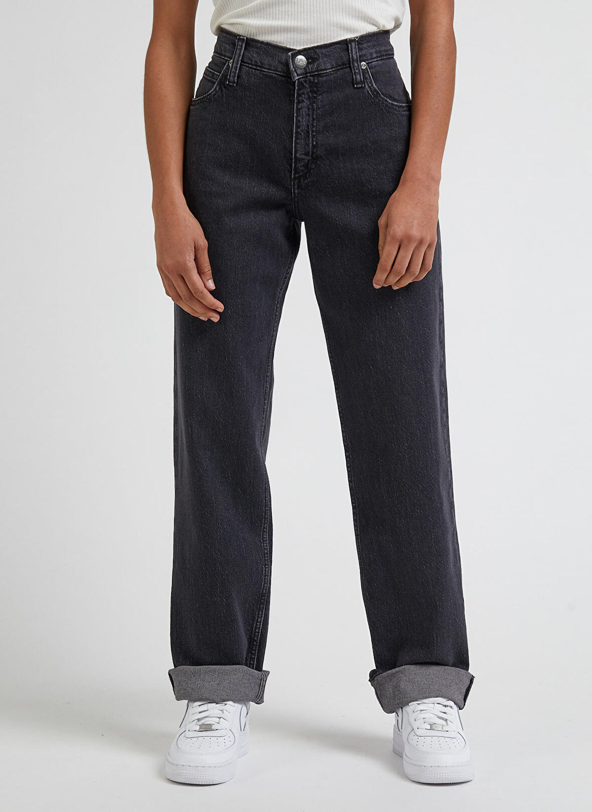 Jane Straigt Fit Düz Kesim Normal Bel Esnek Jean Kot Pantolon