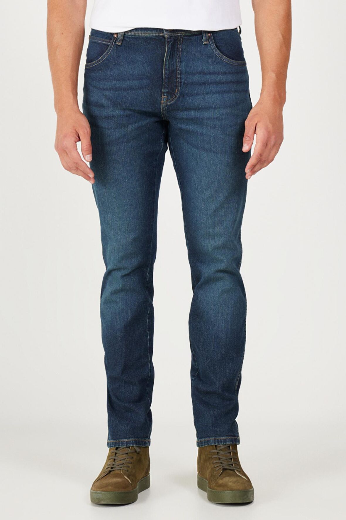 Texas Slim Fit Dar Kesim Normal Bel Mavi Esnek Jean Kot Pantolon