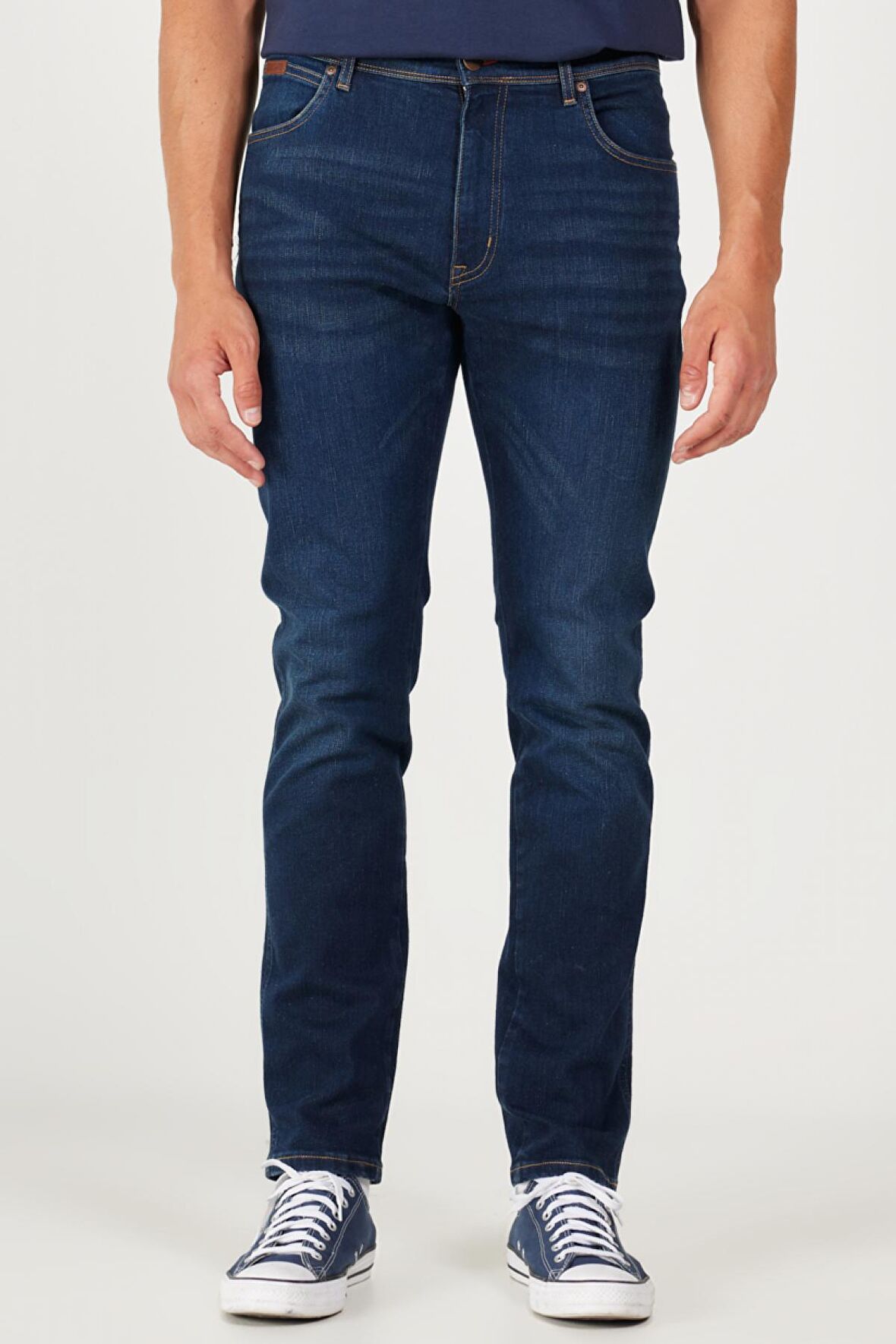 Texas Regular Tapered Fit Normal Kesim Koyu Mavi Esnek Jean Kot Pantolon