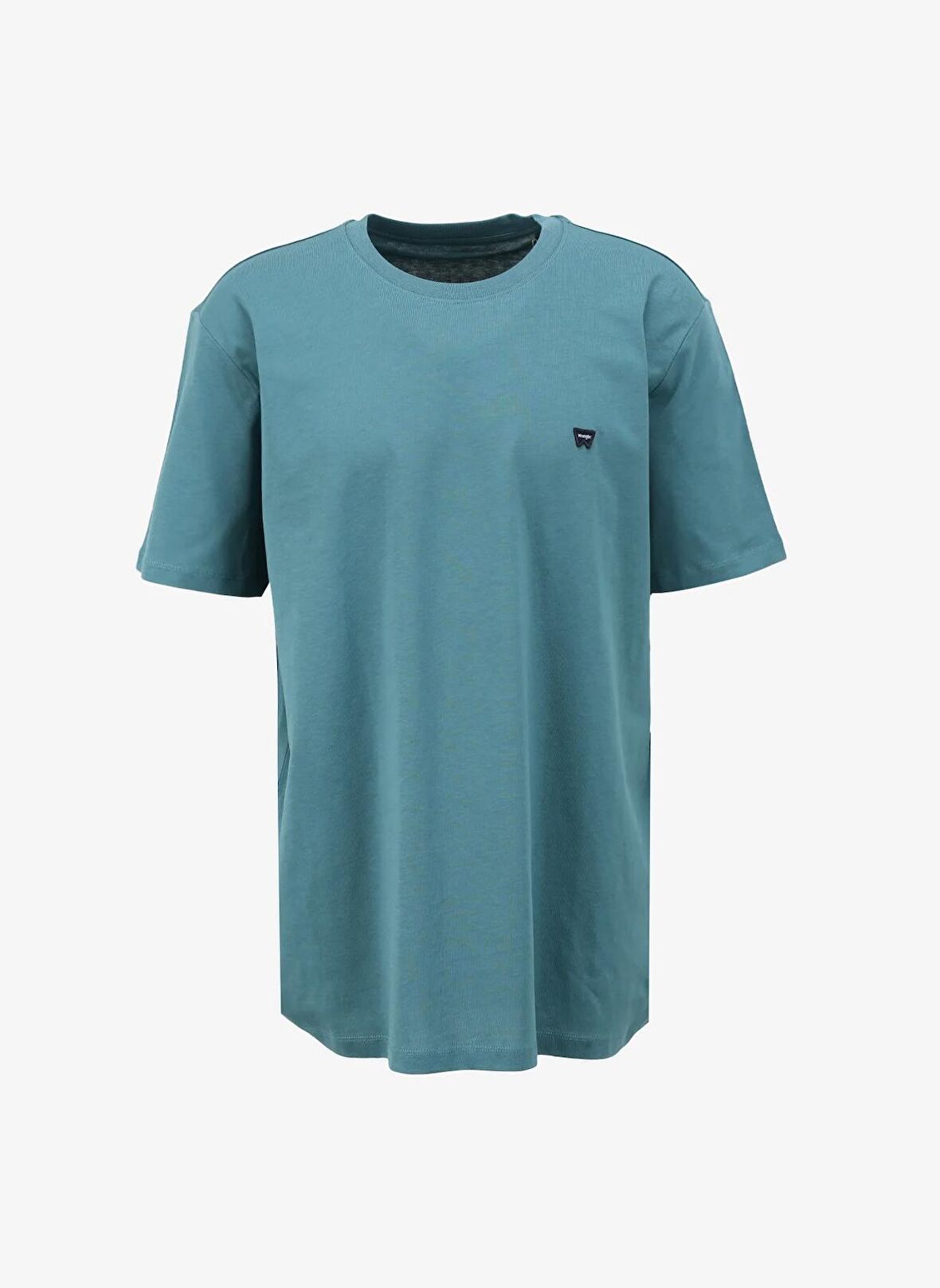 Wrangler Bisiklet Yaka Lacivert Erkek T-Shirt W7NM203877W25 Bisiklet Yaka T-shirt