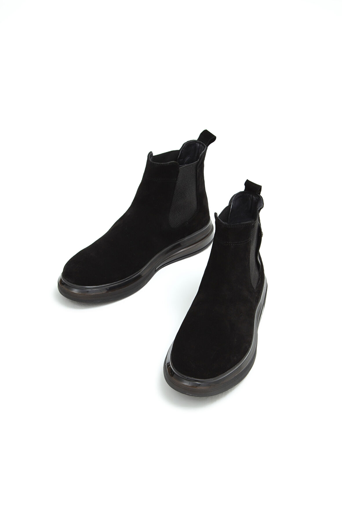 Valmenti Erkek Siyah Süet Hakiki Deri Casual Bot 381 14346 ERK BOT SK21-22