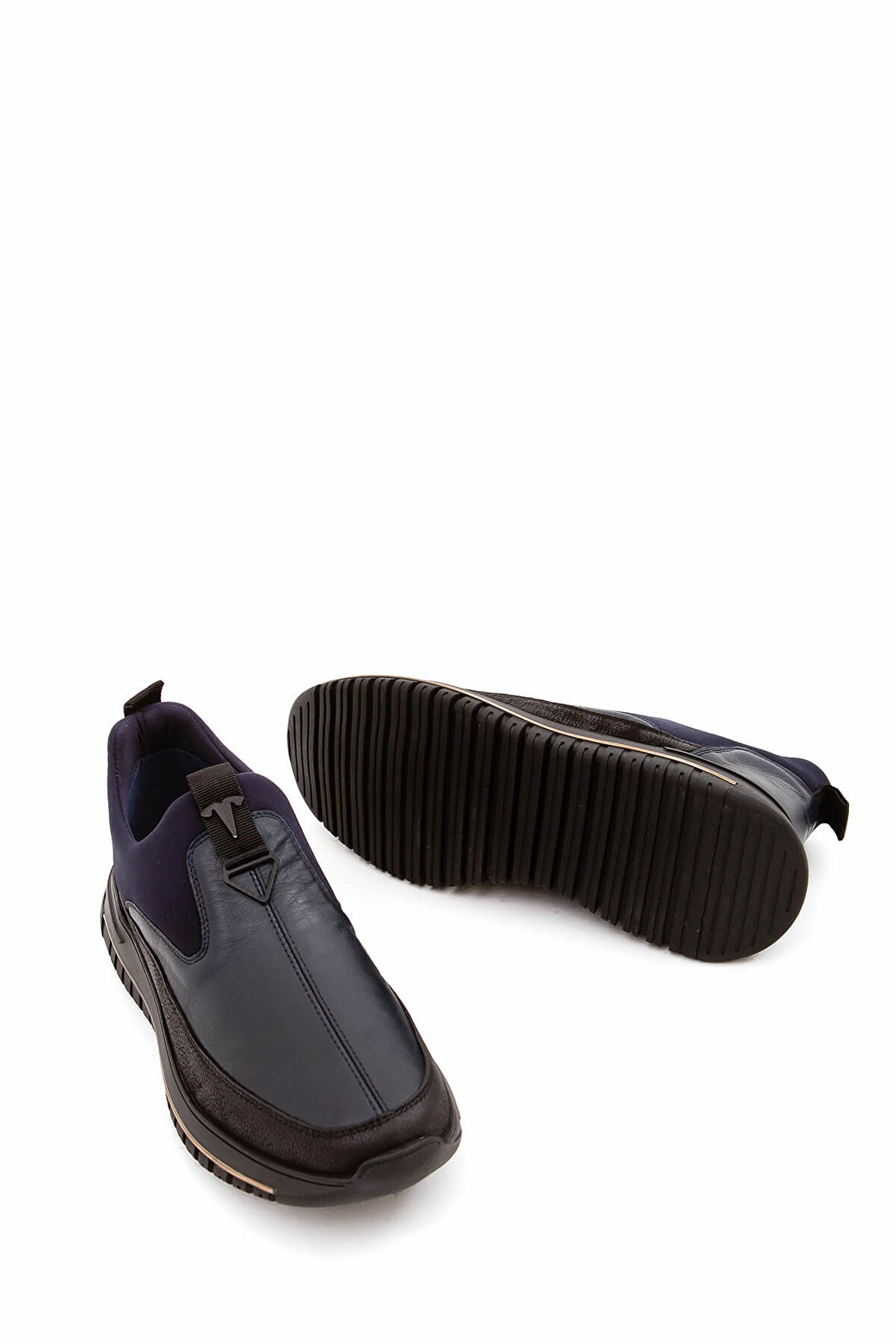 Tnc Sports Erkek Hakiki Deri Lacivert Sneakers & Spor Ayakkabı 381 14086 ERK AYK SK21-22 LACI/SIYAH