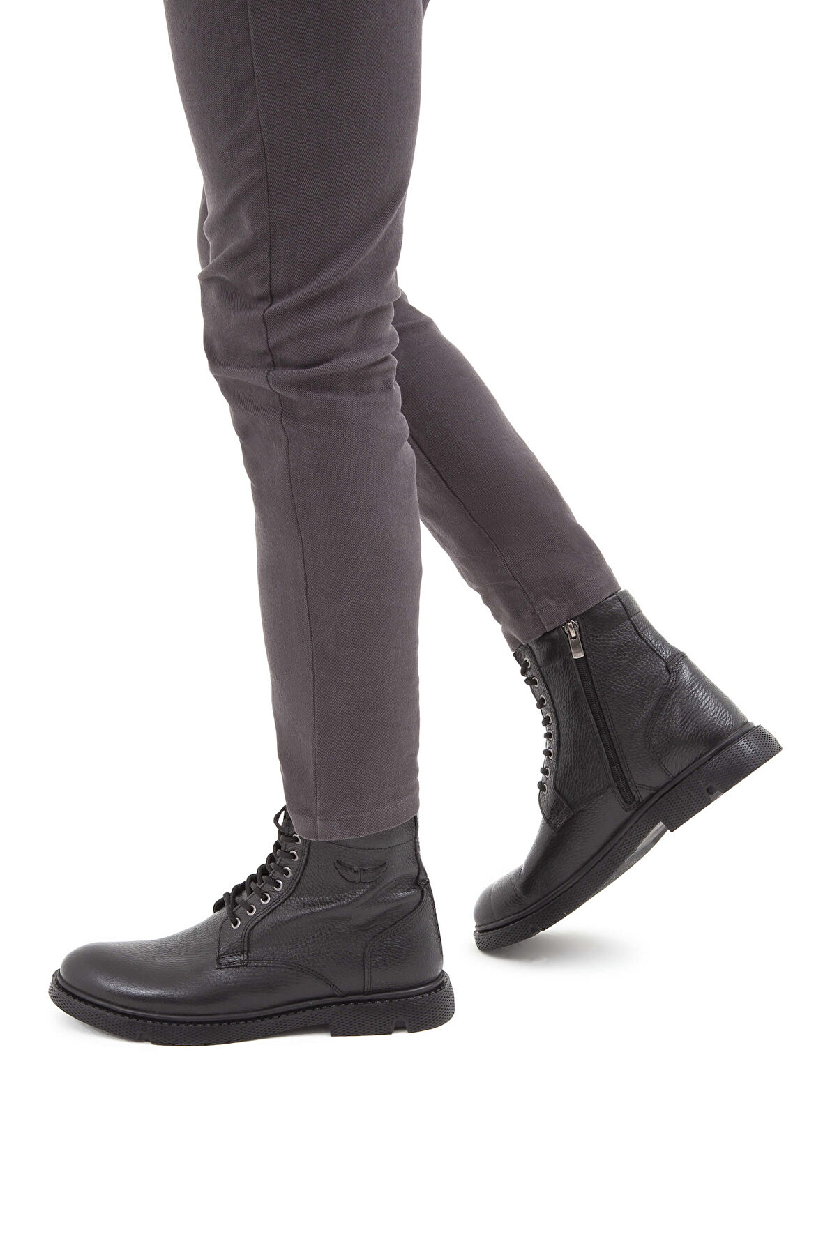 Tamer Tanca Erkek Hakiki Deri Siyah Klasik Bot 818 528 ERK BOT SK21-22 SIYAH